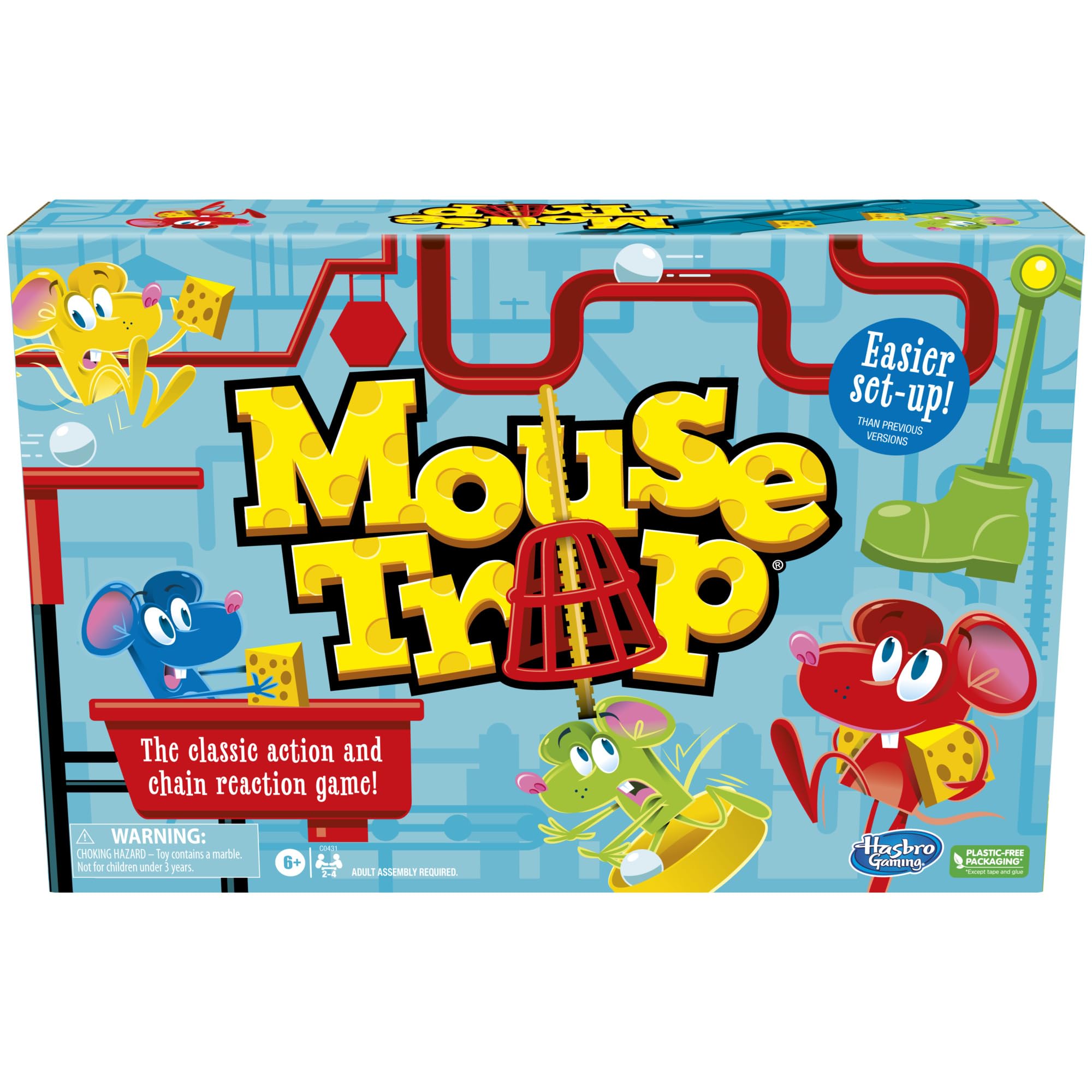 Hasbro Gaming Mouse Trap Board Game for Kids Ages 6 and Up 10