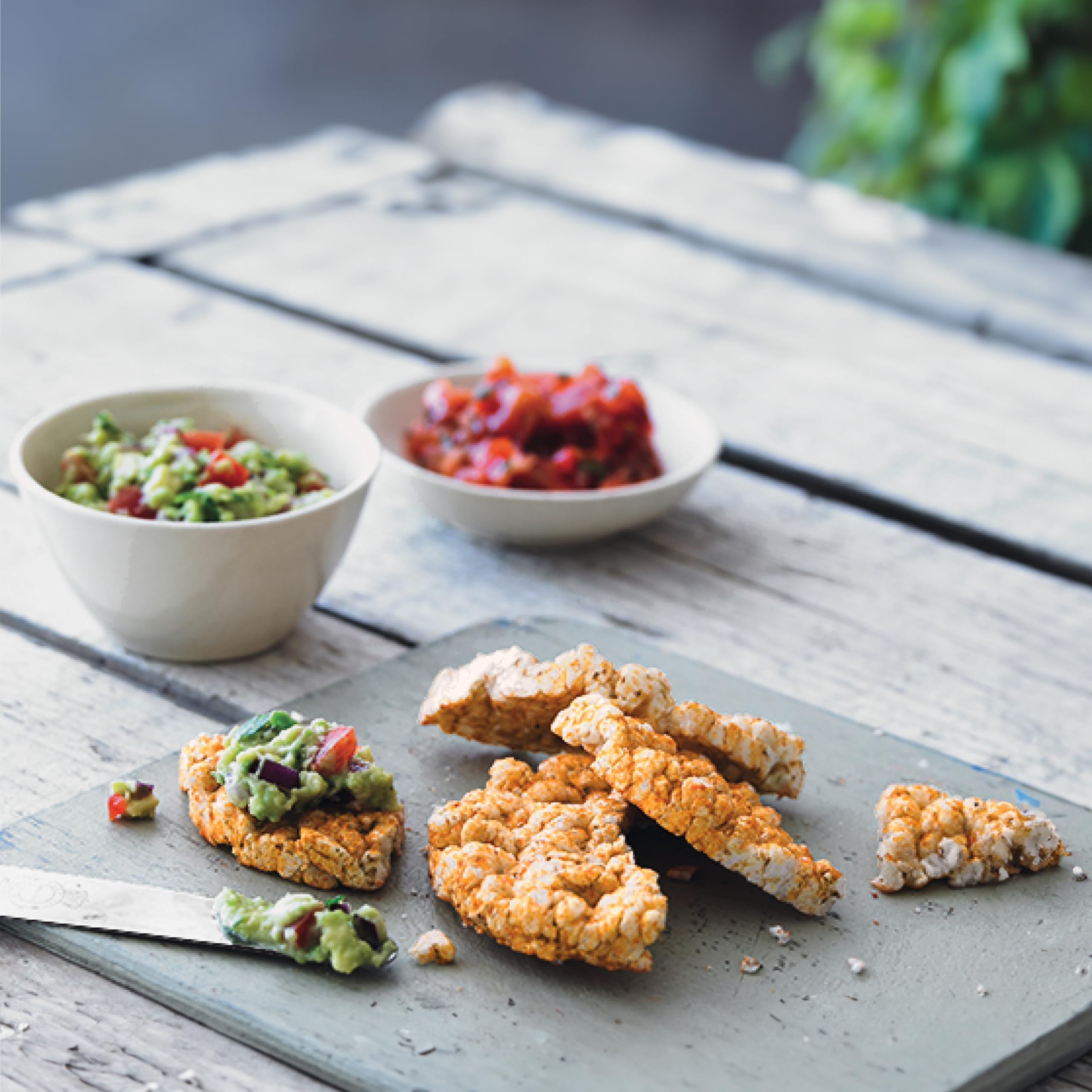 Kallo Sea Salt & Cider Vinegar Veggie Cakes, Lentil & Pea Puffed Crackers, Gluten Free, Vegan, 40 Cal per Slice 7