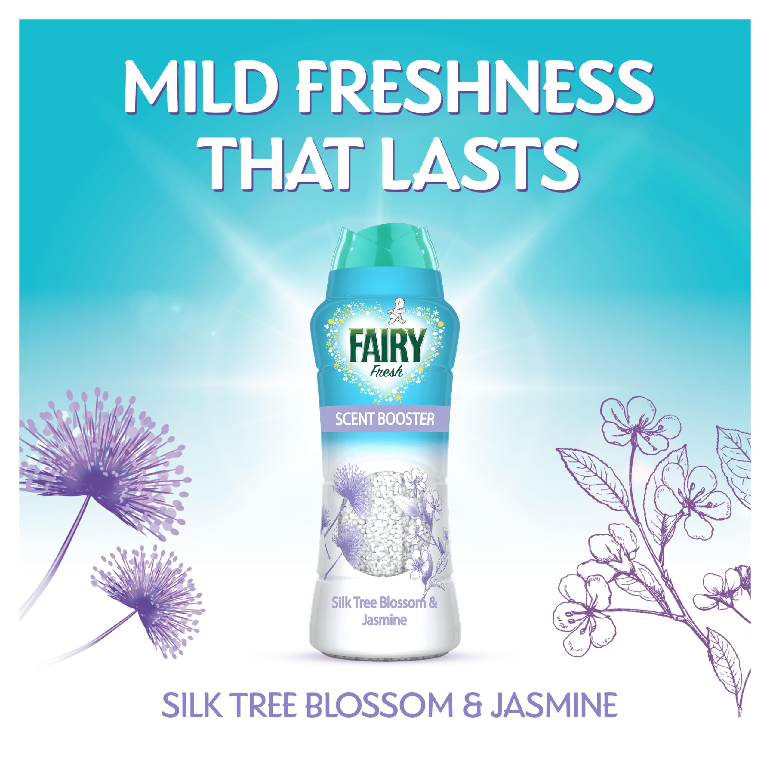 Fairy Non Bio - Silk Tree Blossom & Jasmine In-Wash Scent Booster (495g) 5