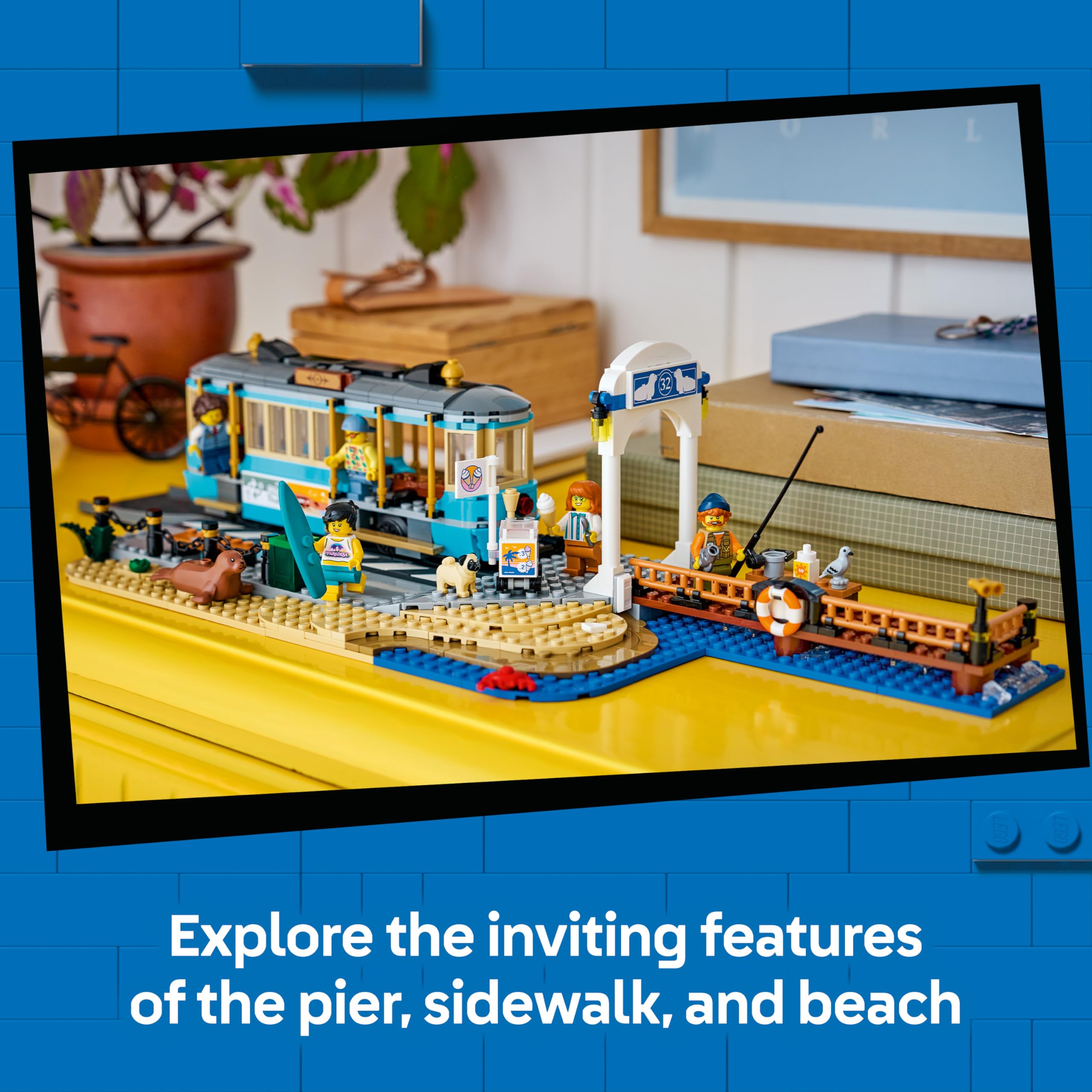 LEGO City Classic Beach Tram Building Set | Ages 7+ | Model 60506 5