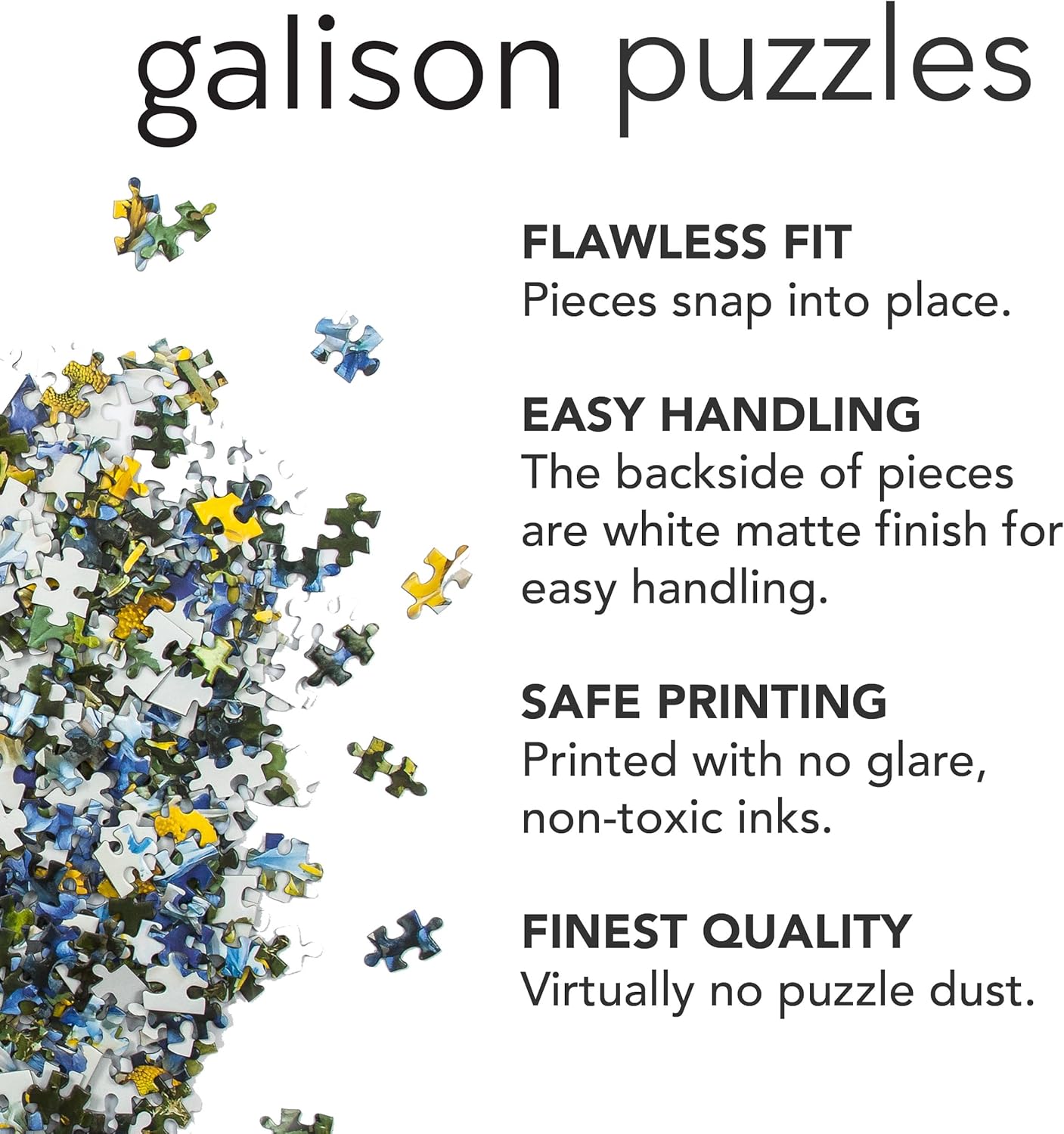 Galison Season's Readings 500 Piece Foil Puzzle - Christmas Bookshop Scene 3