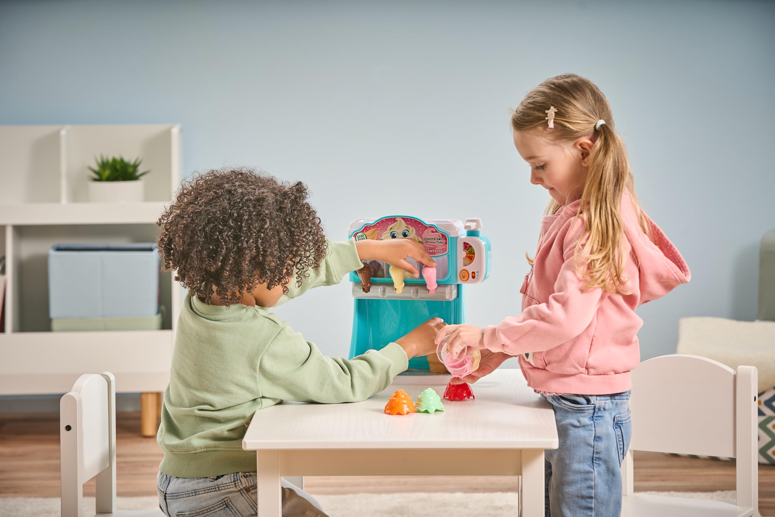 LeapFrog Count and Swirl Ice Cream Maker - Interactive Roleplay Toy for Ages 2-5 8