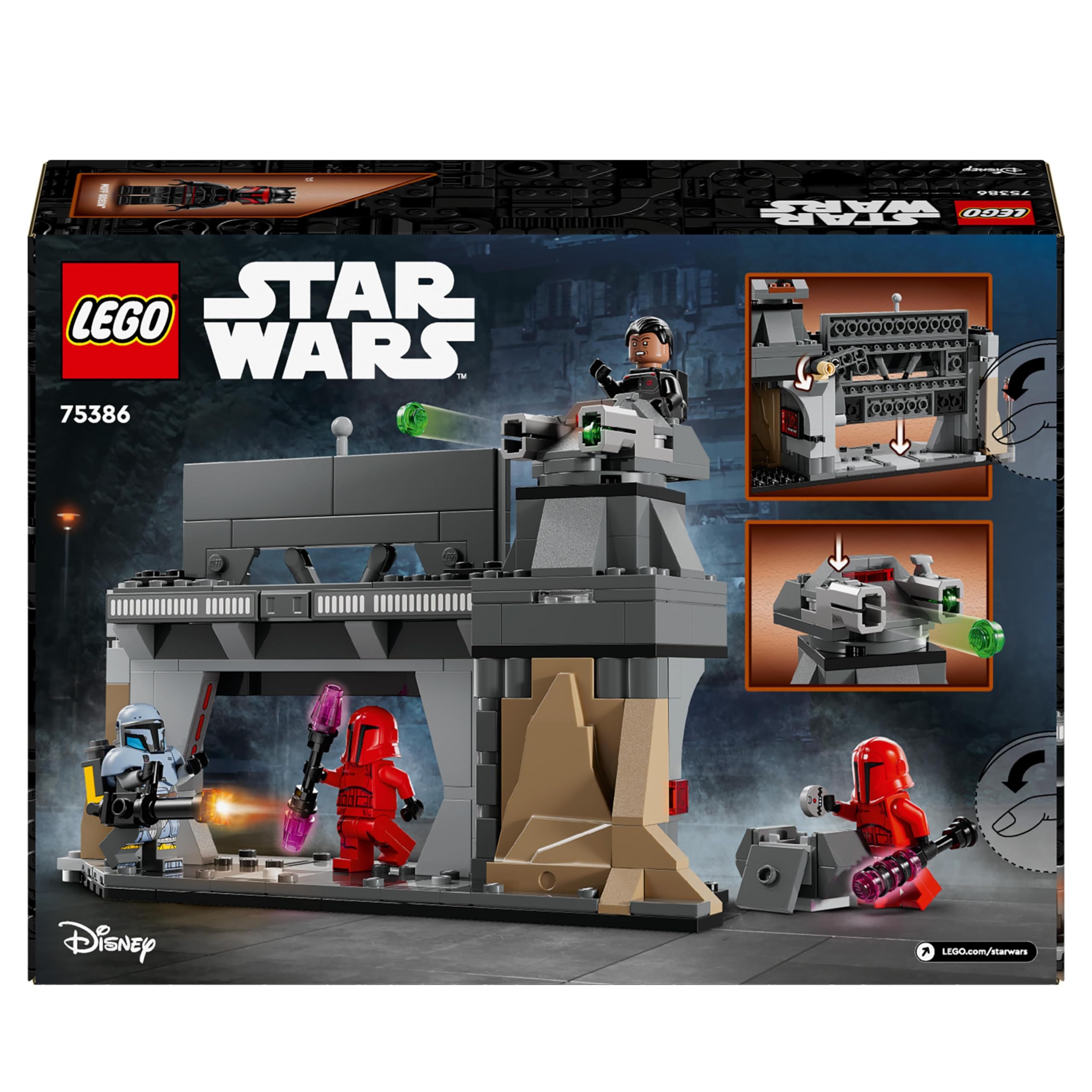 LEGO Star Wars: The Mandalorian Paz Vizsla and Moff Gideon Battle Set - 289-Piece Building Playset for Ages 7+ 9