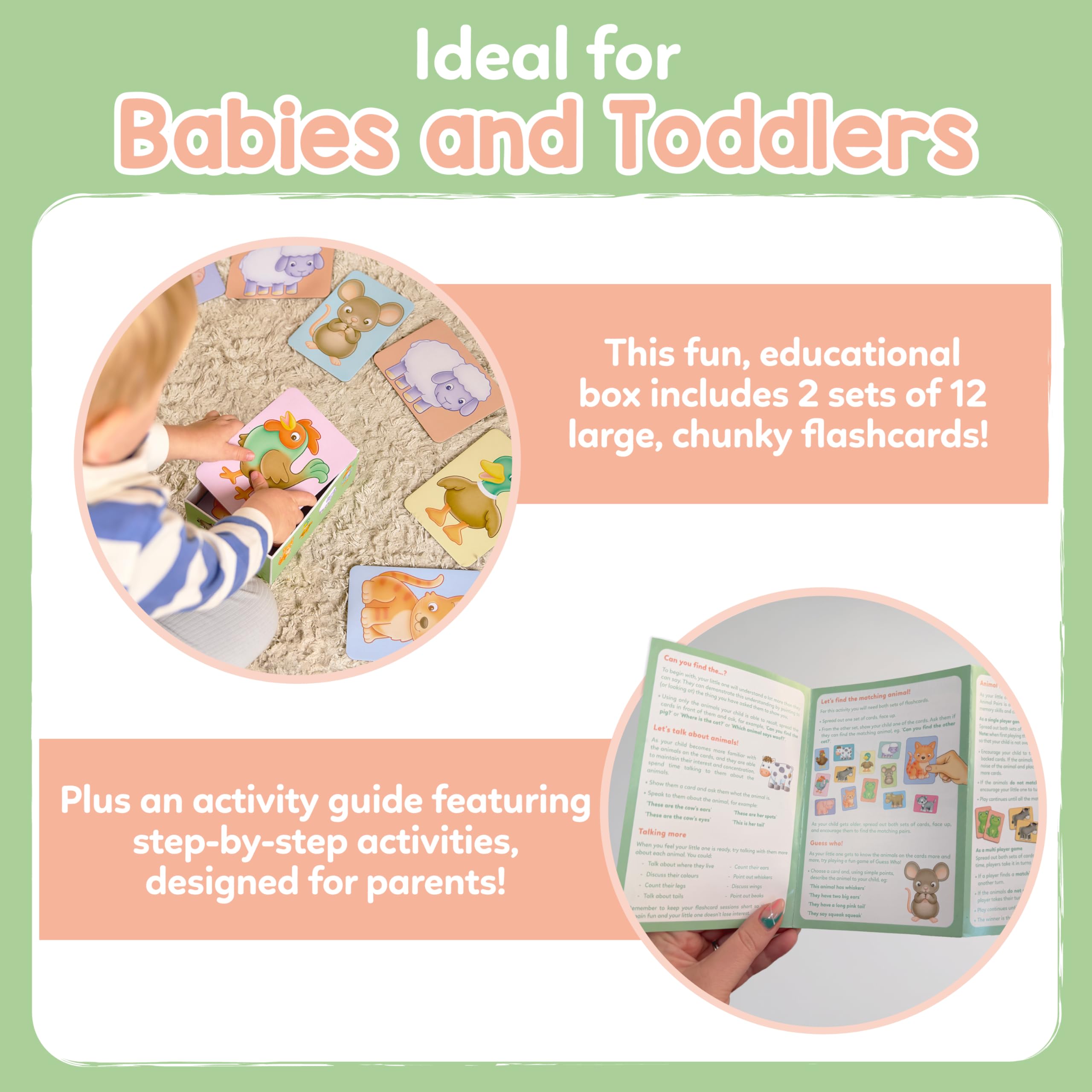 Orchard Toys See and Sound Giant Flashcards for Babies and Toddlers 6