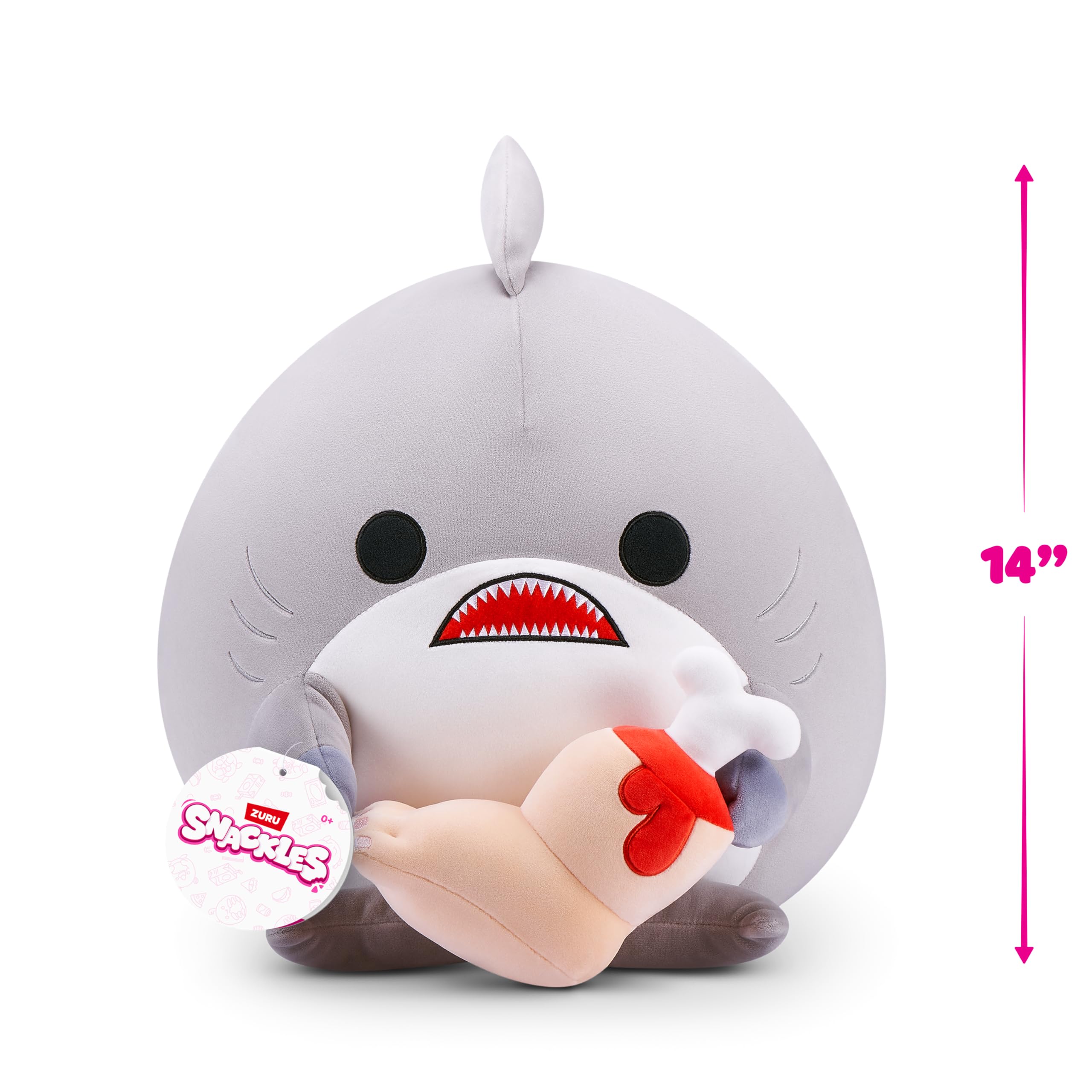 Snackles 14-inch Finn Plush - Super-Soft Collectible Doll with Treasure 6