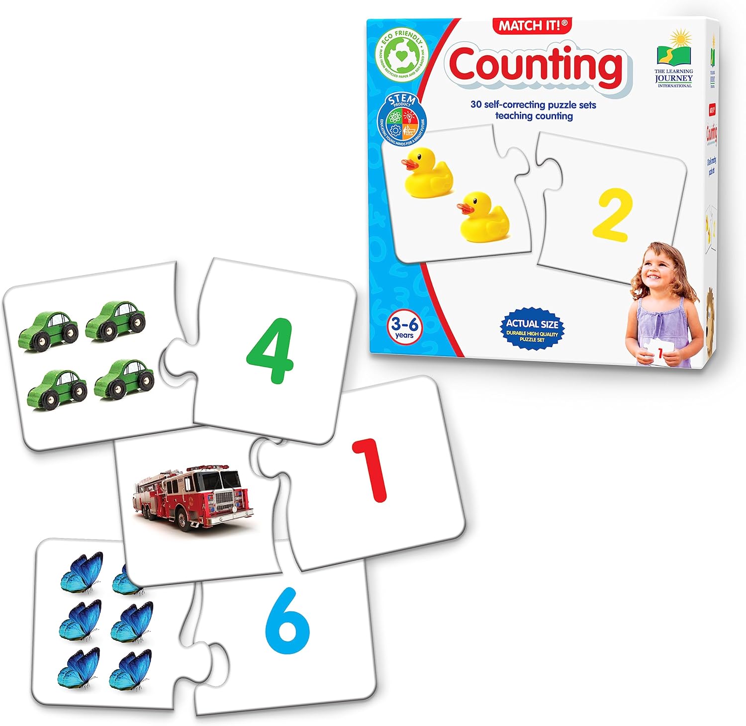 The Learning Journey Match It! Counting Puzzle