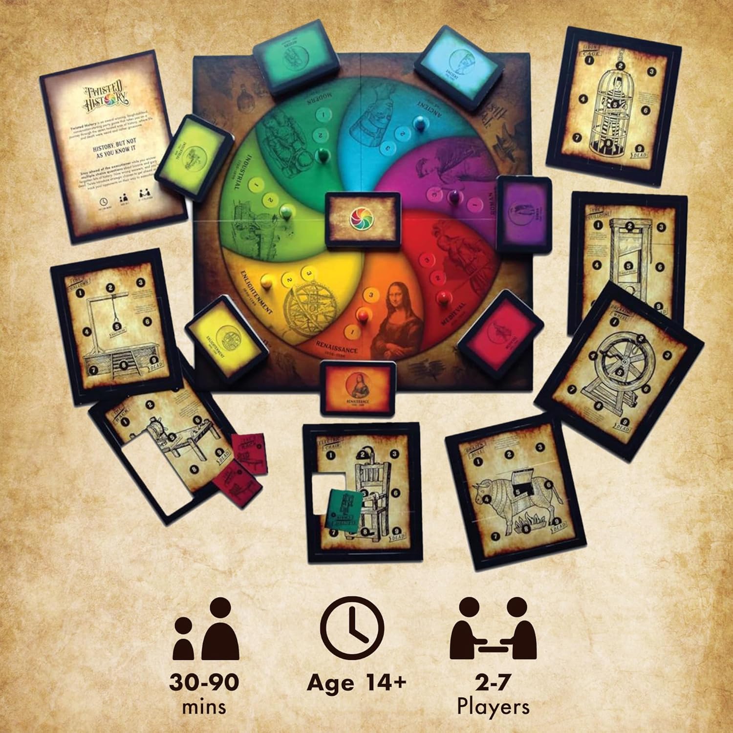 Shuffle Twisted History Board Game 6