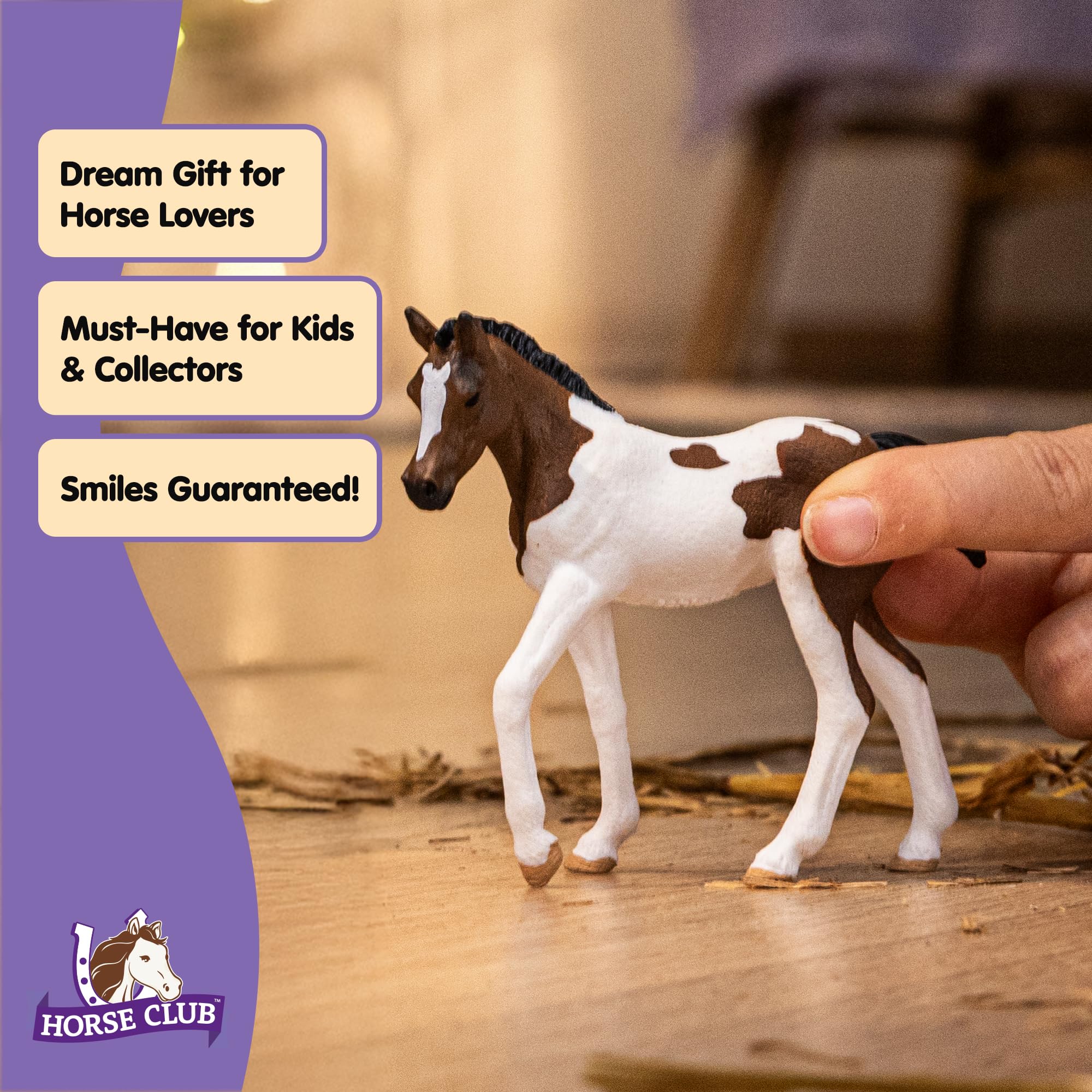 Schleich 14899 Paint Horse Foal - HORSE CLUB | 8 cm | Ages 3+ 5
