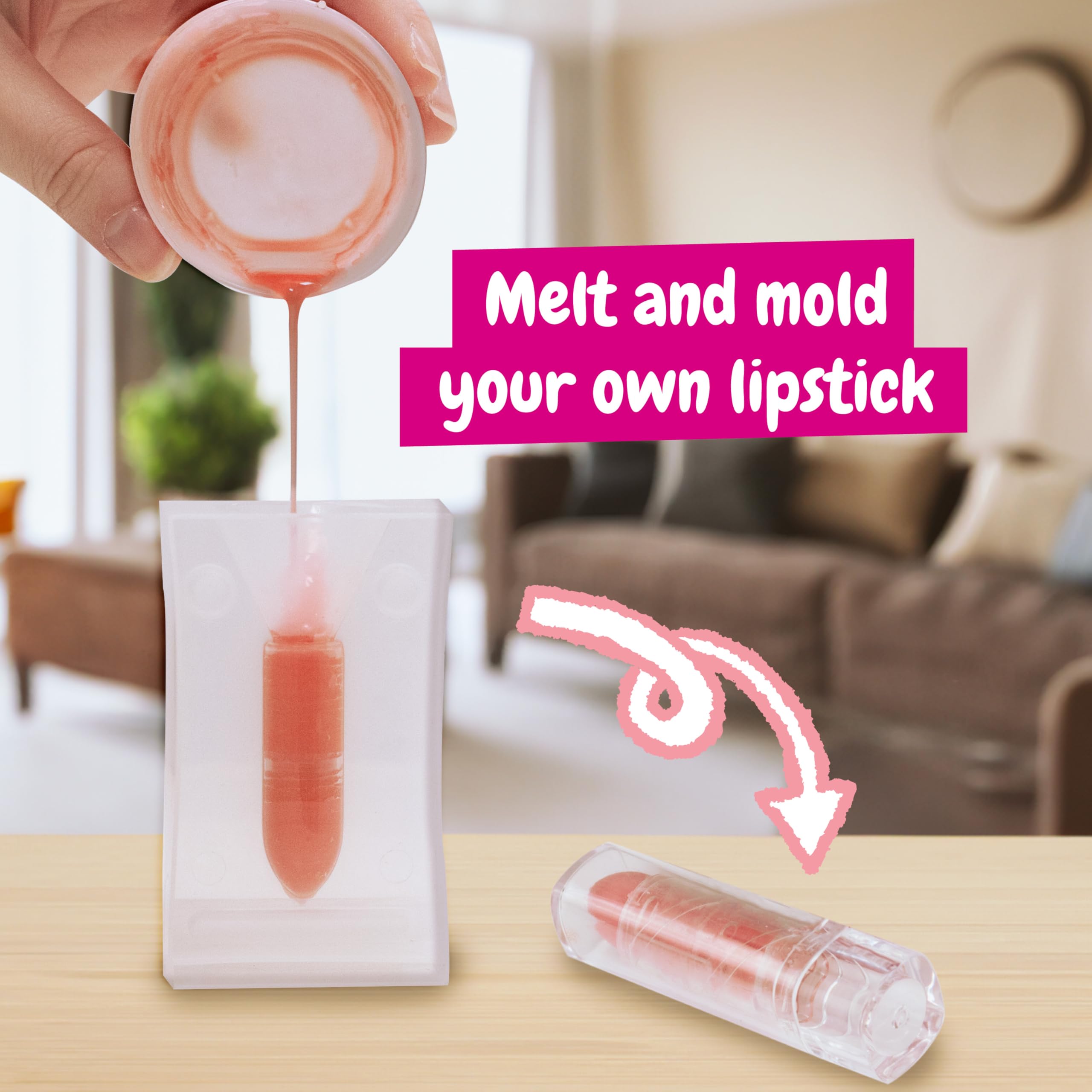 Science4you Lipstick & Lip Gloss Making Kit – DIY Beauty Science Craft Set for Kids 5