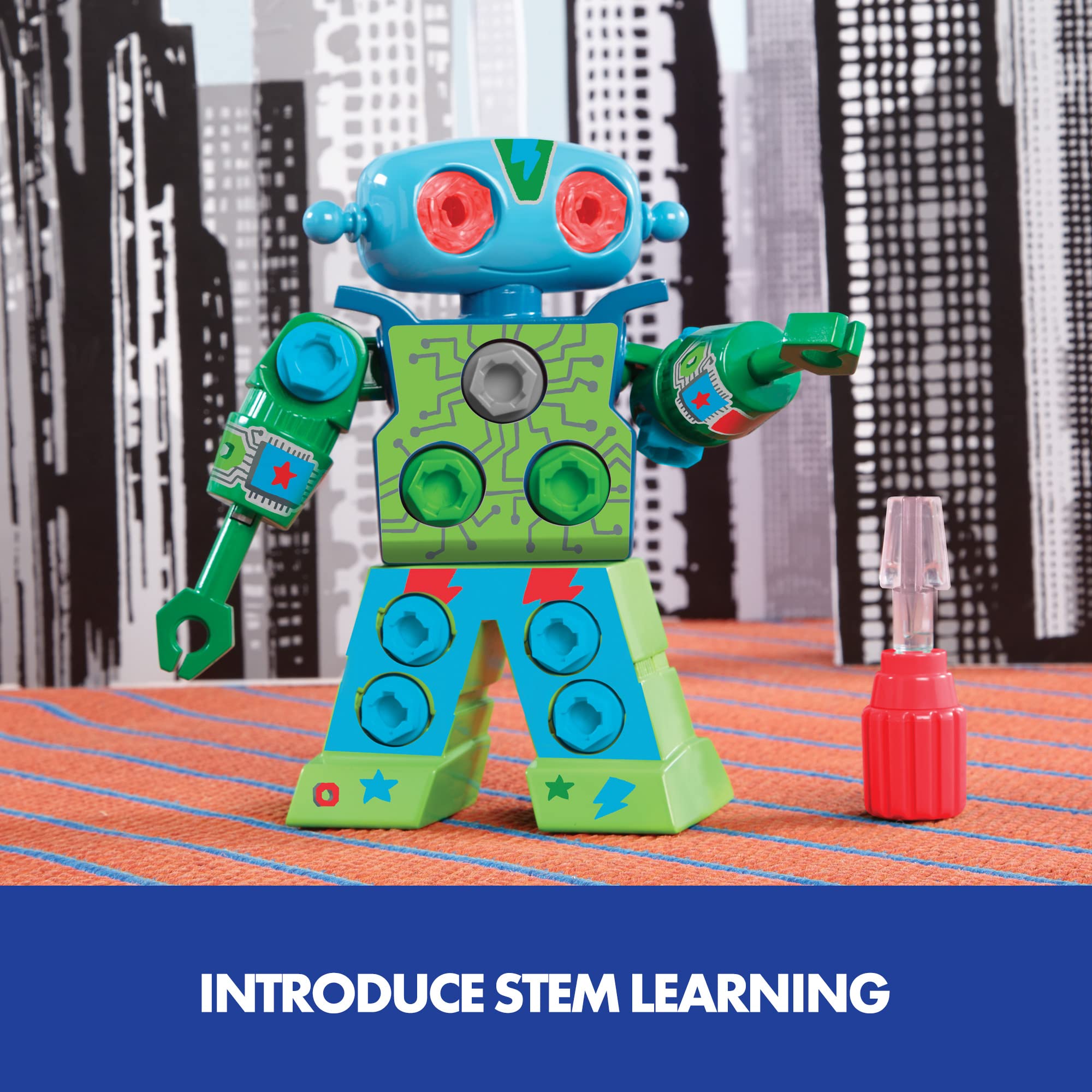 Learning Resources Design & Drill Robot - Building Toy for Fine Motor Skills & STEM Learning 11