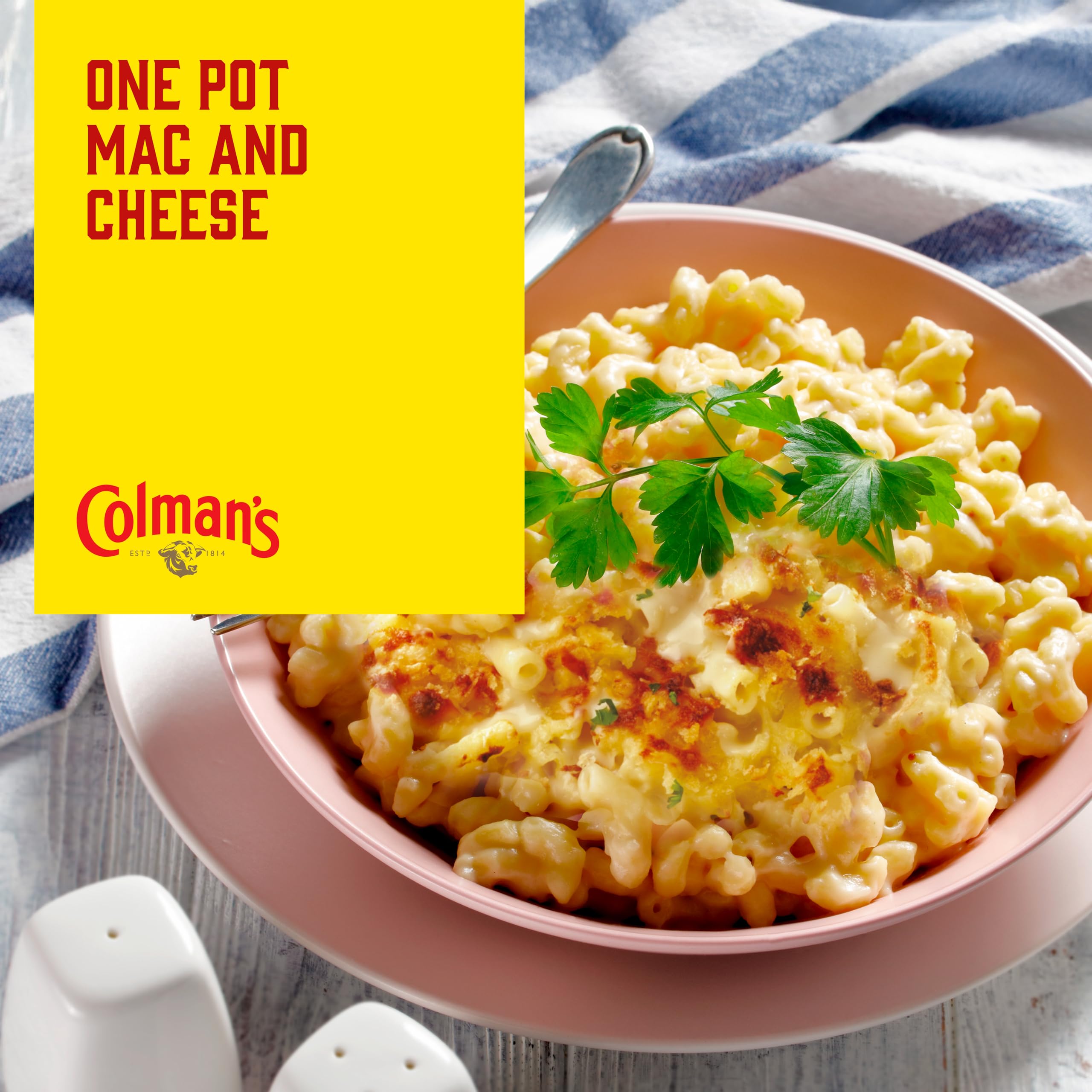 Colman's Classic Comforts One Pot Mac and Cheese Meal Maker Mix | 4 Servings | 40g 3