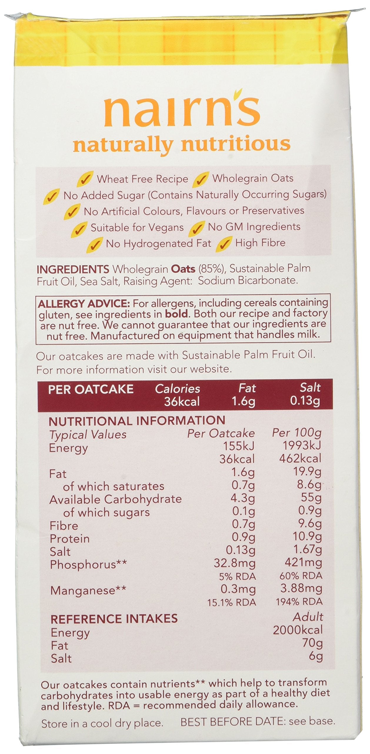 Nairn's Fine Milled Oatcakes, 218g 3