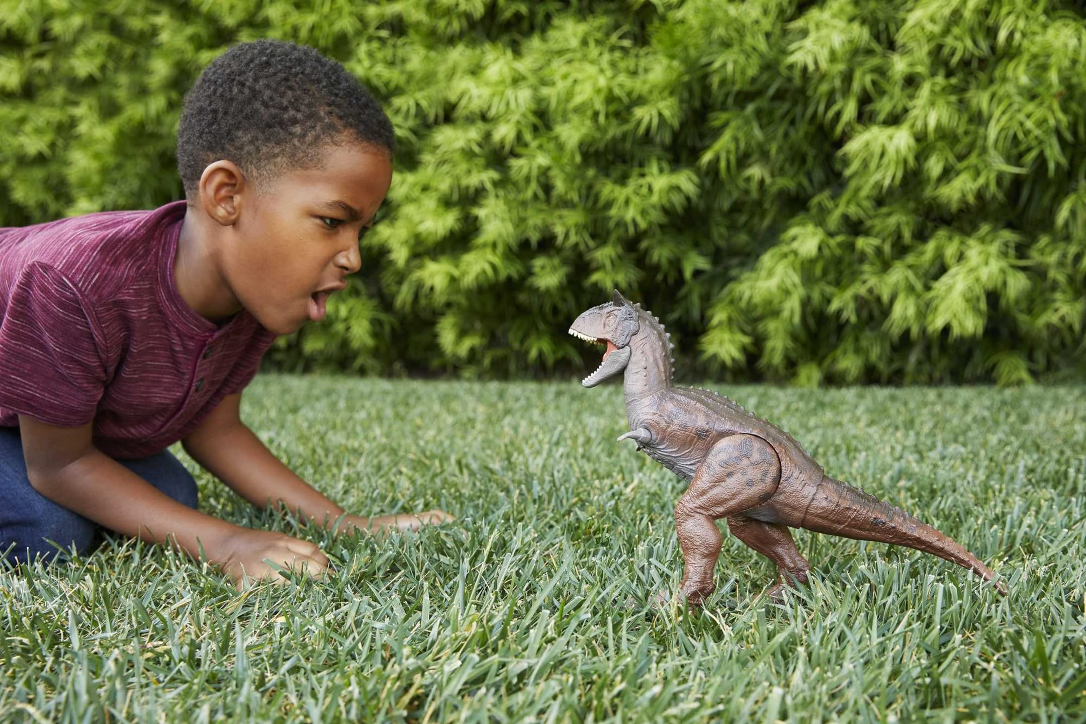 Mattel Jurassic World Control 'N Conquer Carnotaurus Toro Action Figure | Ages 4+