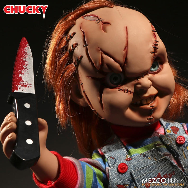 Mezco Chucky Child's Play Collectible Action Figure with Articulation and Sound (78003)