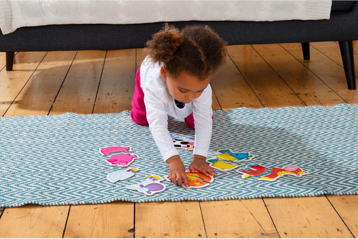 Galt Baby Puzzles - Farm Animal 2-Piece Jigsaw Set for Toddlers 18 Months+ 7