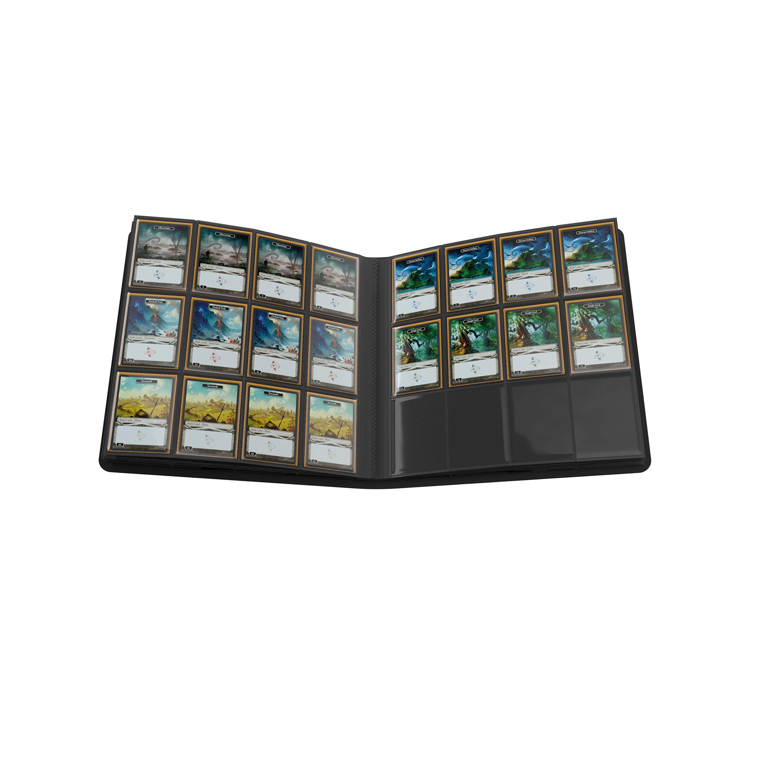 Gamegenic GGS32019ML 24-Pocket Casual Album for Card Games, Black 6