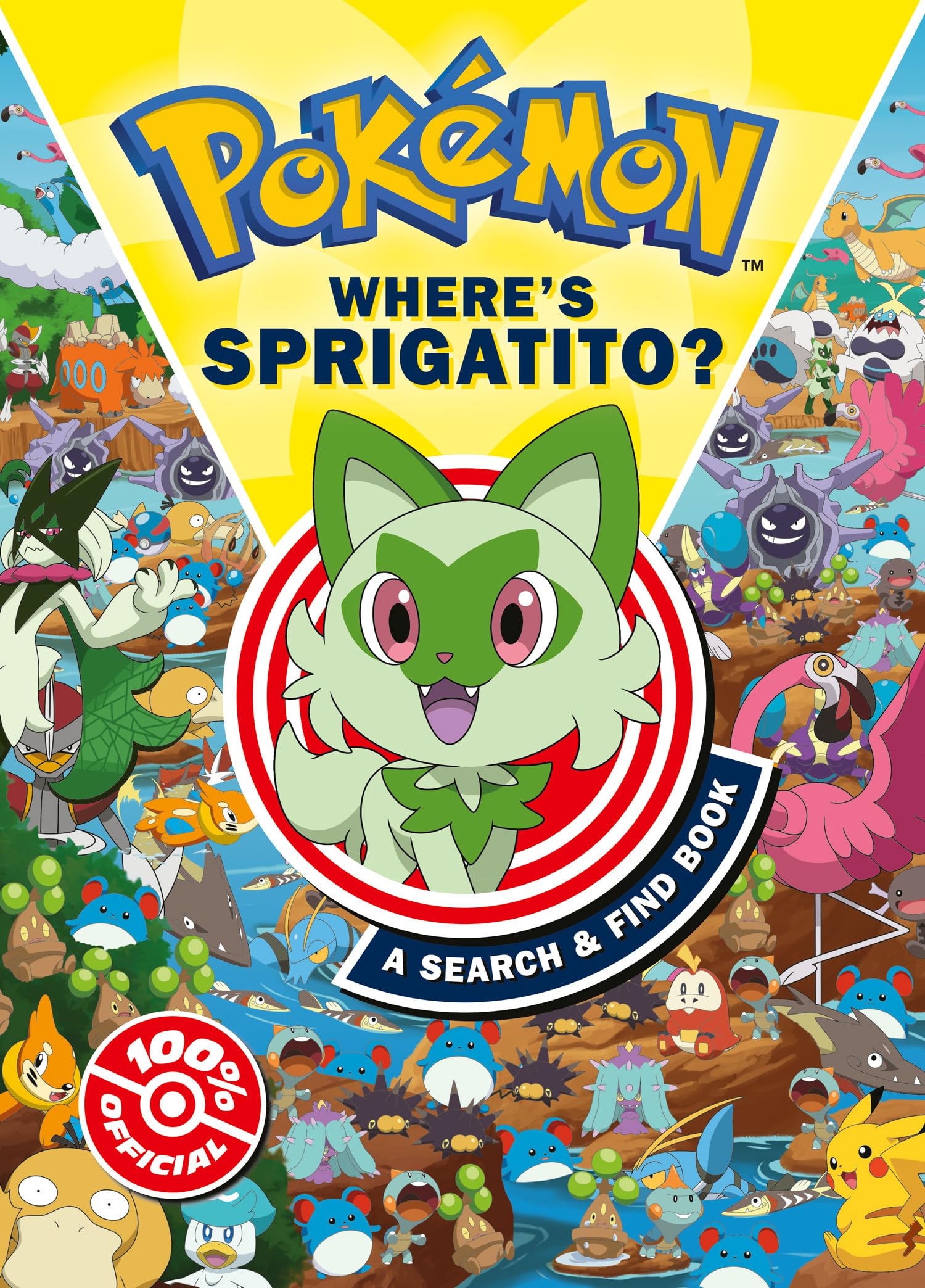 Pokémon Where’s Sprigatito: A Search & Find Book [Paperback]