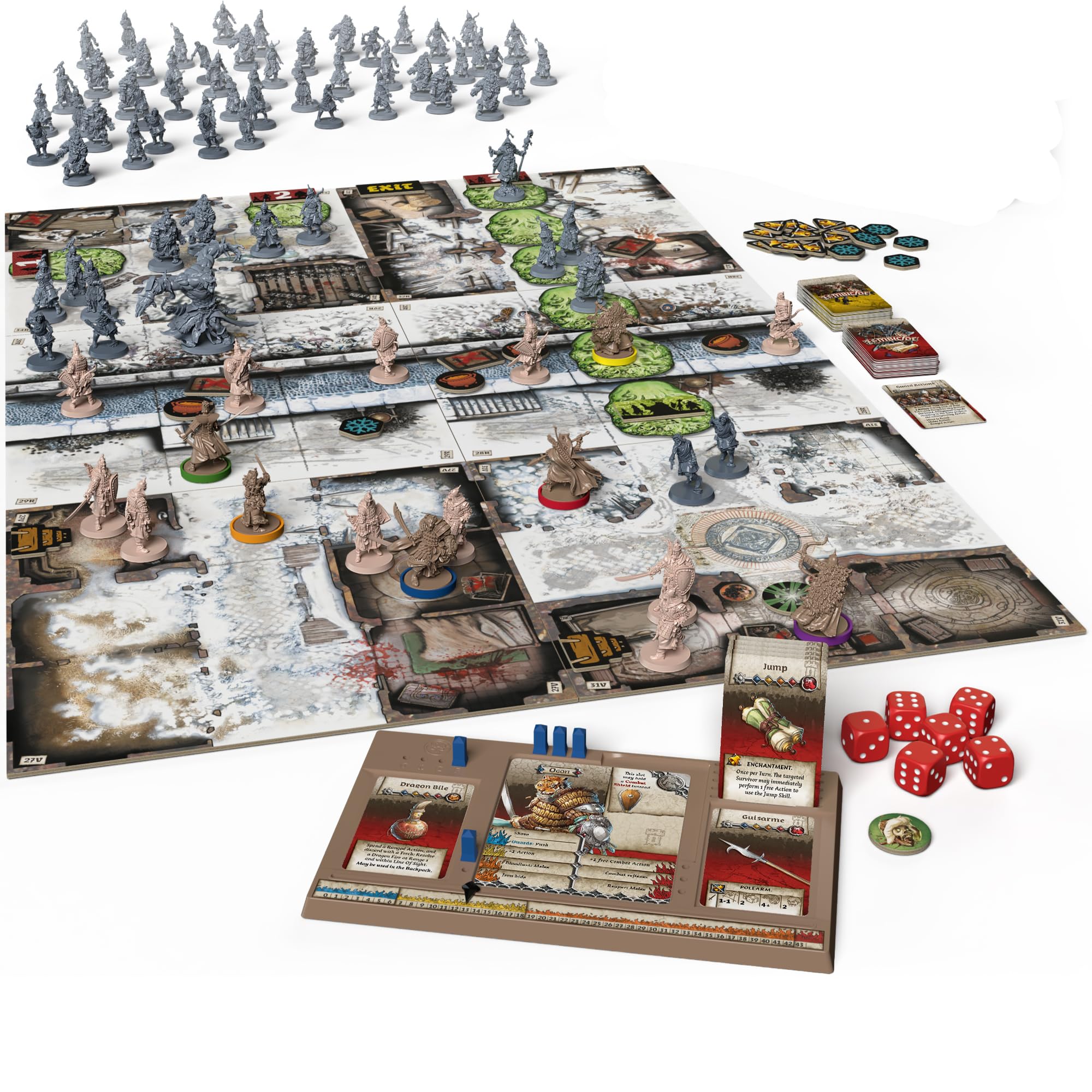 CMON Zombicide: White Death Board Game (CMNGUF042) 3