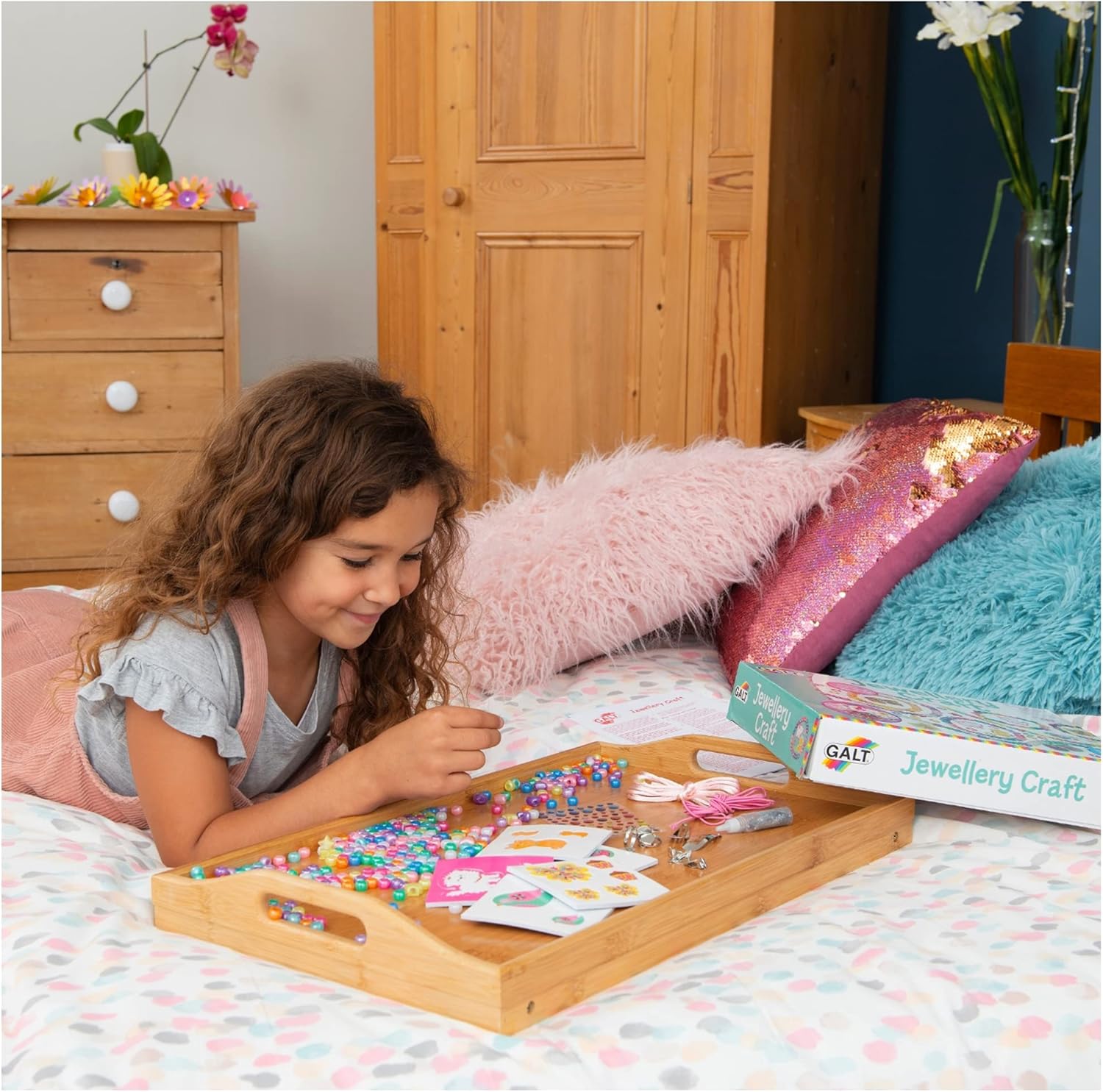 Galt Creative Cases Jewellery Craft Kit - Arts & Crafts for Kids Ages 5+ 6