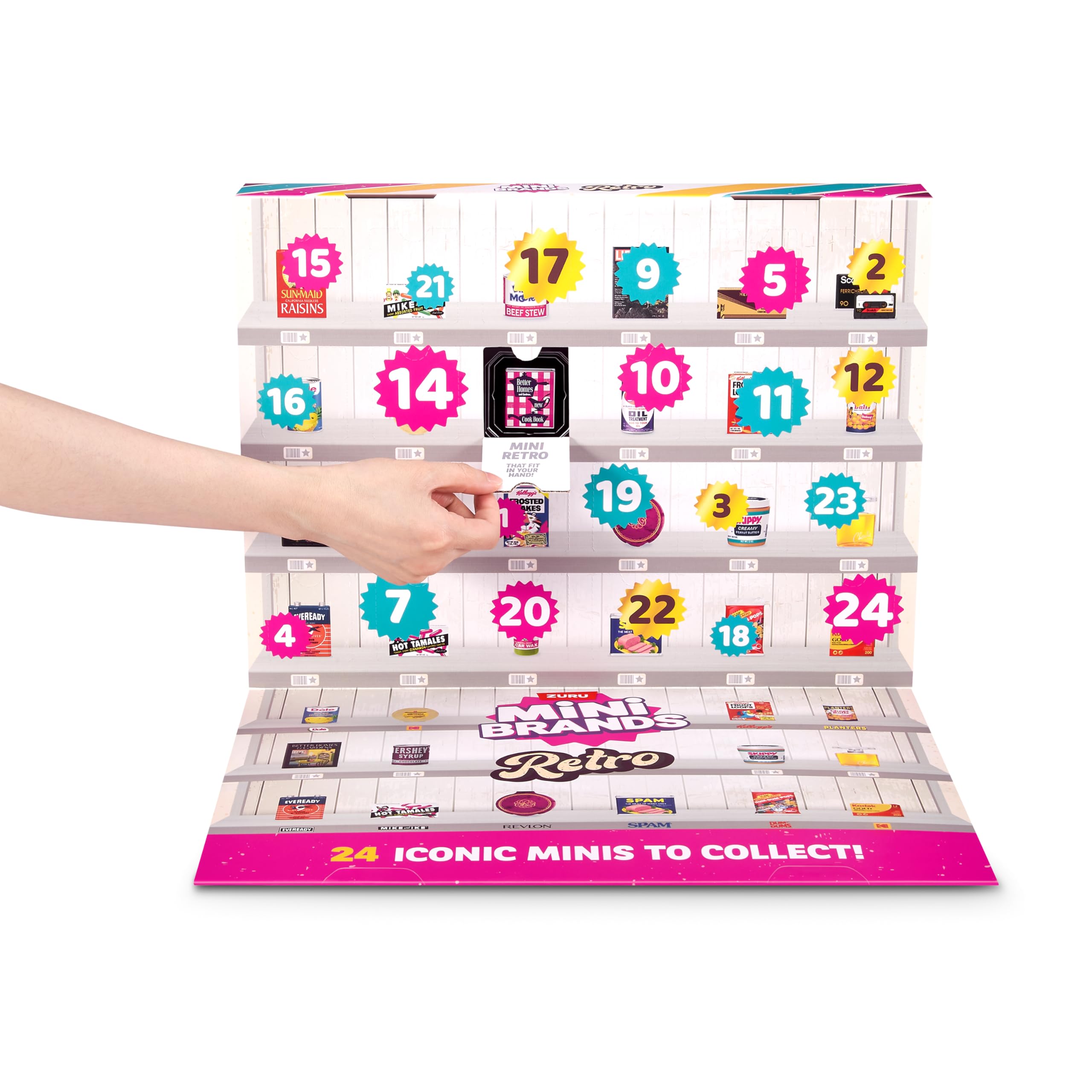 Mini Brands Retro Grocery Calendar Series 1 by ZURU - Collectible Miniatures Advent Calendar 6