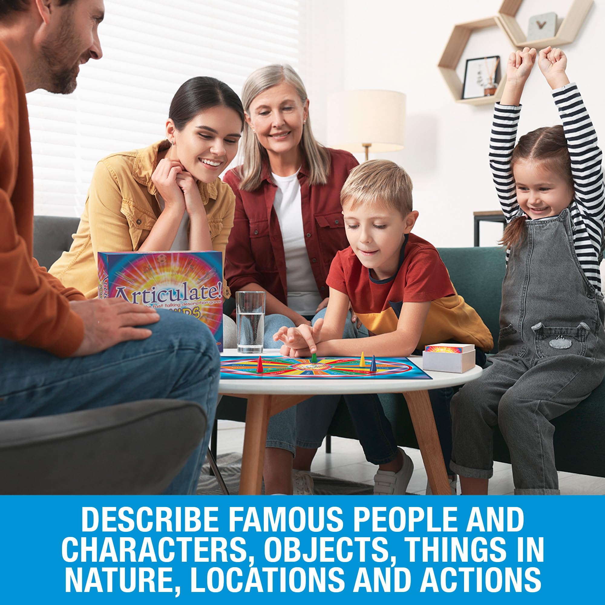 Drumond Park Articulate! for Kids Family Board Game - Fast Talking Description Game for Children 6+ 7