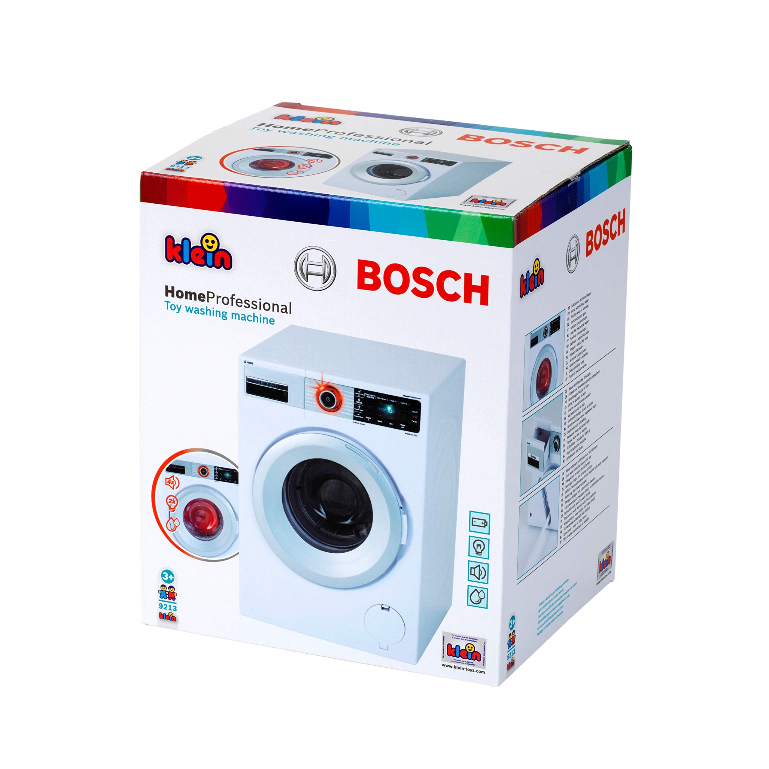 Theo Klein 9213 Bosch Washing Machine - Functional Pretend Play Toy for Ages 3+ 8