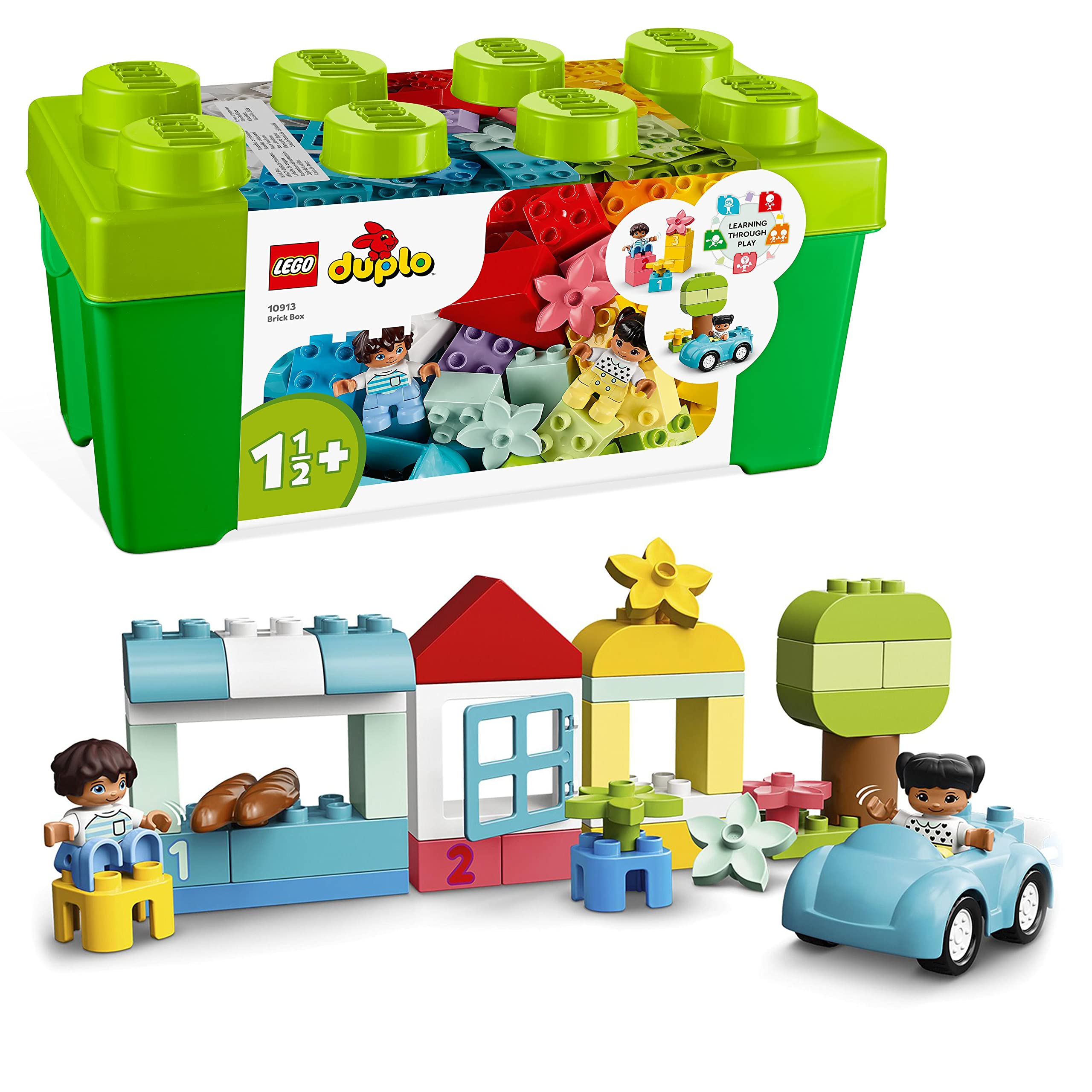 LEGO DUPLO Classic Brick Box Set 10913 - 65 Pieces, Ages 1.5+