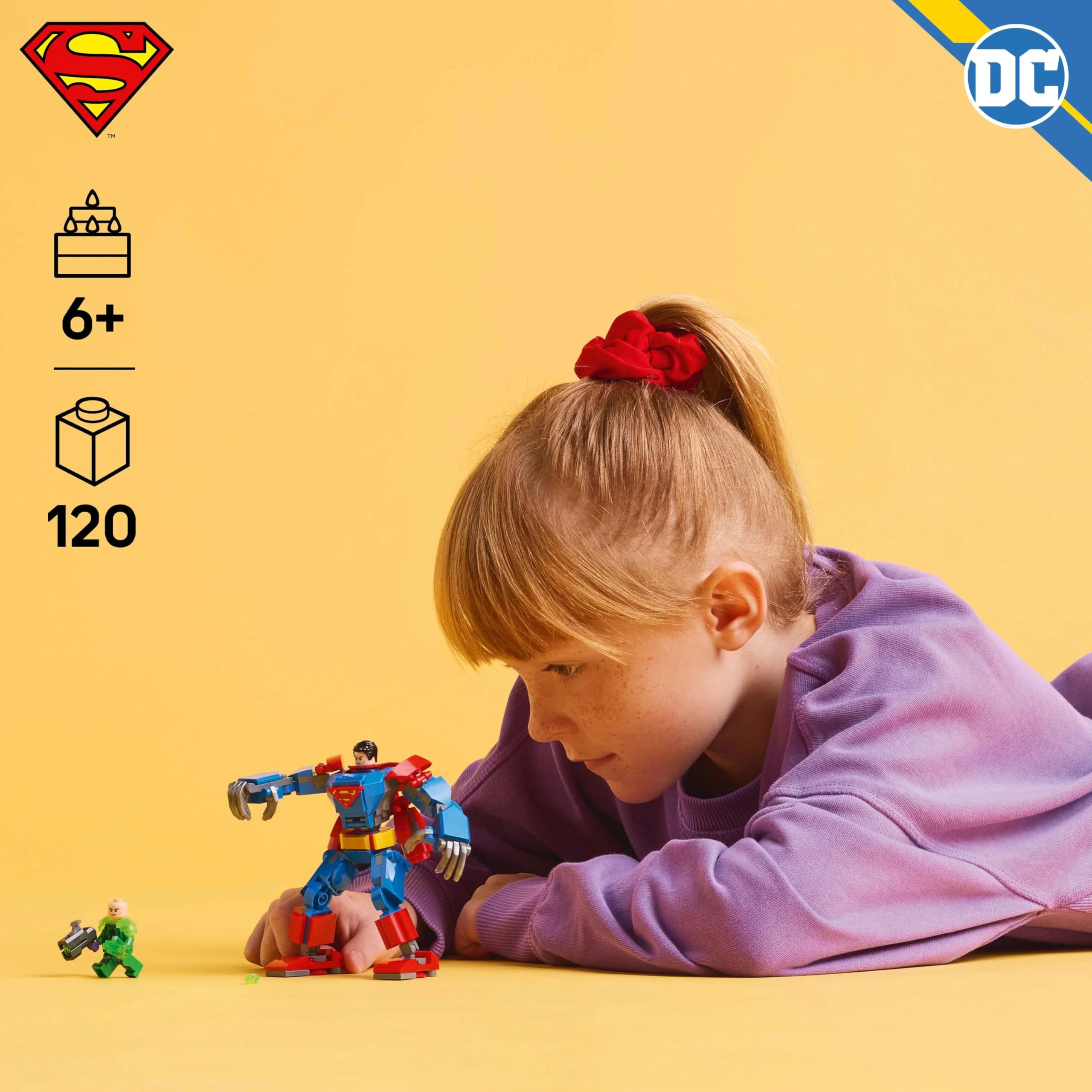 LEGO DC Superman Mech vs. Lex Luthor - Super Heroes Building Playset for Kids 6+ 11