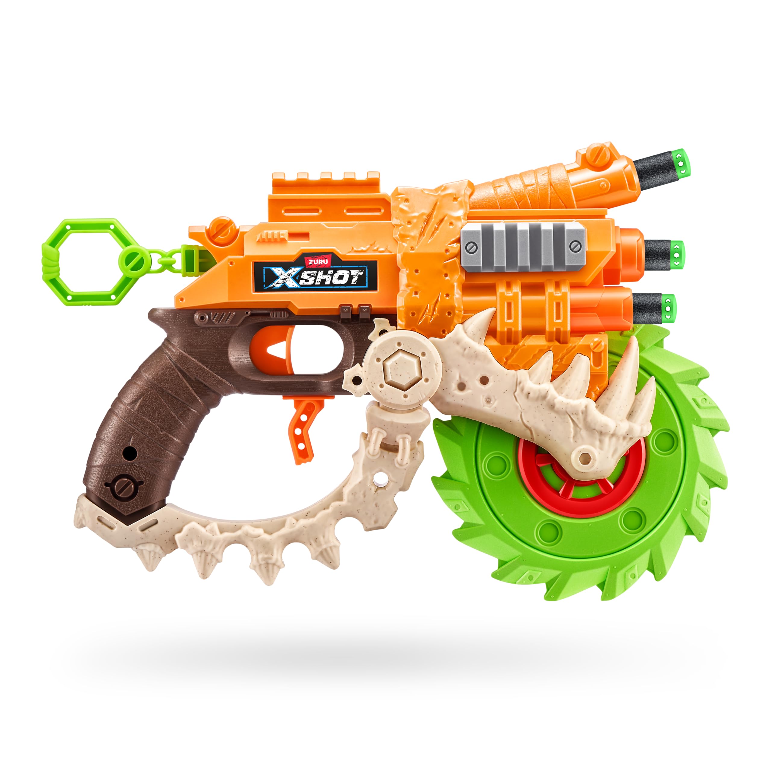 XSHOT Insanity HorrorFire Reaper X Twin Pack - Foam Blaster with Saw Blade Action & Air Pocket Darts 7