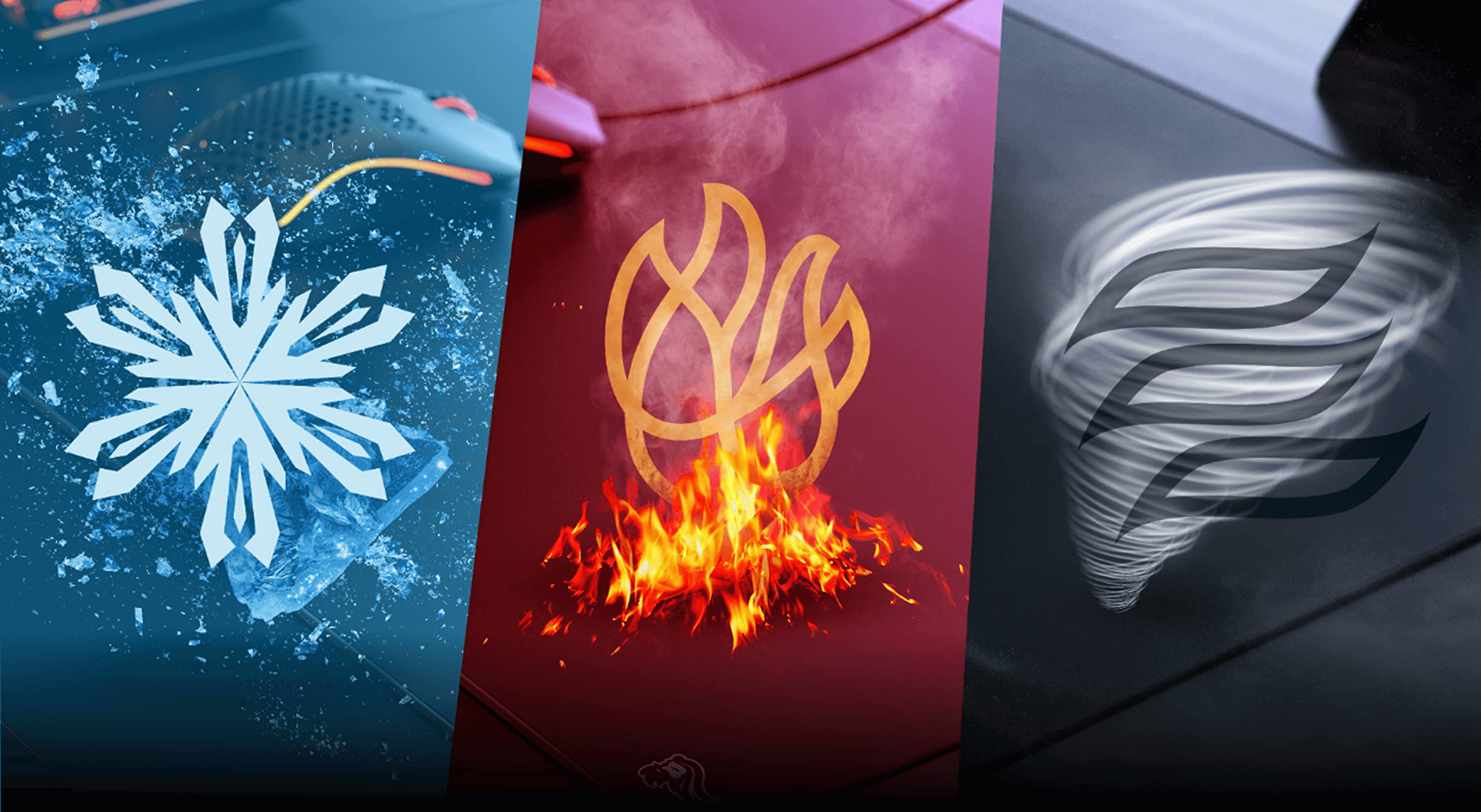 Glorious PC Gaming Race Elements AIR Ultra-Fast Hard Gaming Mousepad 14