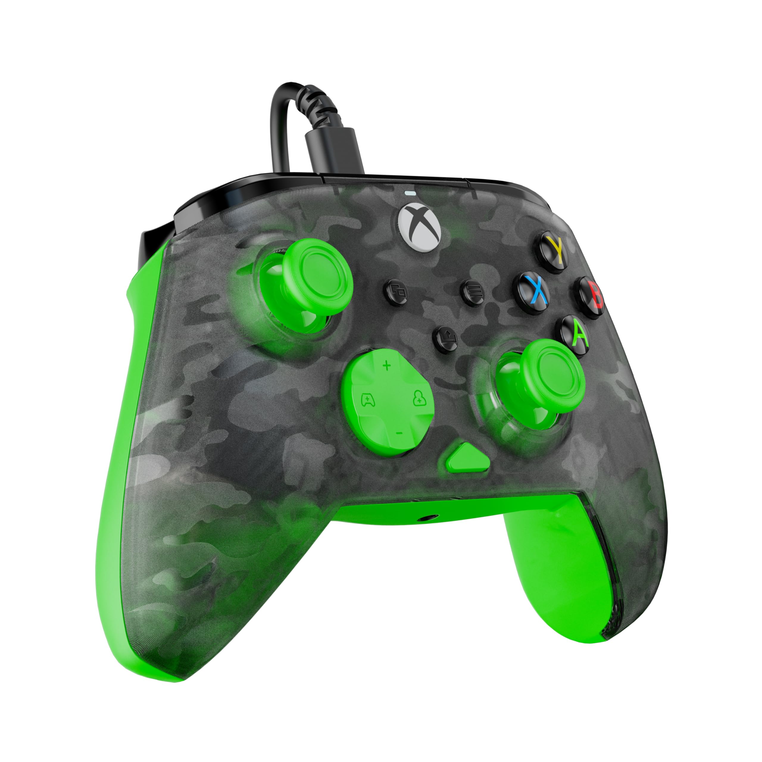 Turtle Beach Rematch Core Green and Ghost Black Camo Wired Gaming Controller with Audio Controls, Rumble Motors and Impulse Triggers – Licensed for Xbox Series X or S, Xbox One and Windows PCs 7
