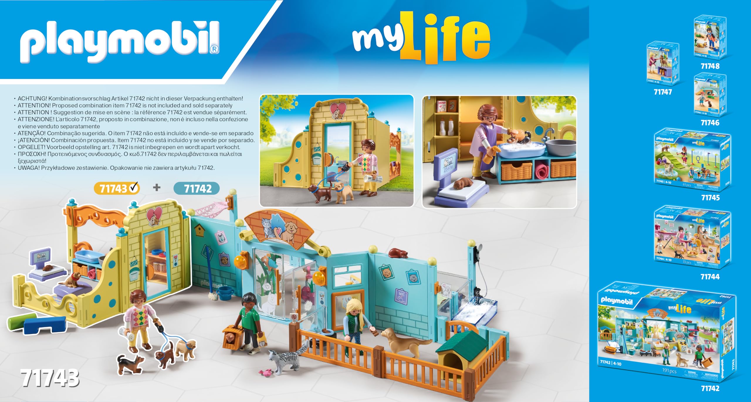 Playmobil My Life Puppy House Playset | Ages 4+ | Model 71743
