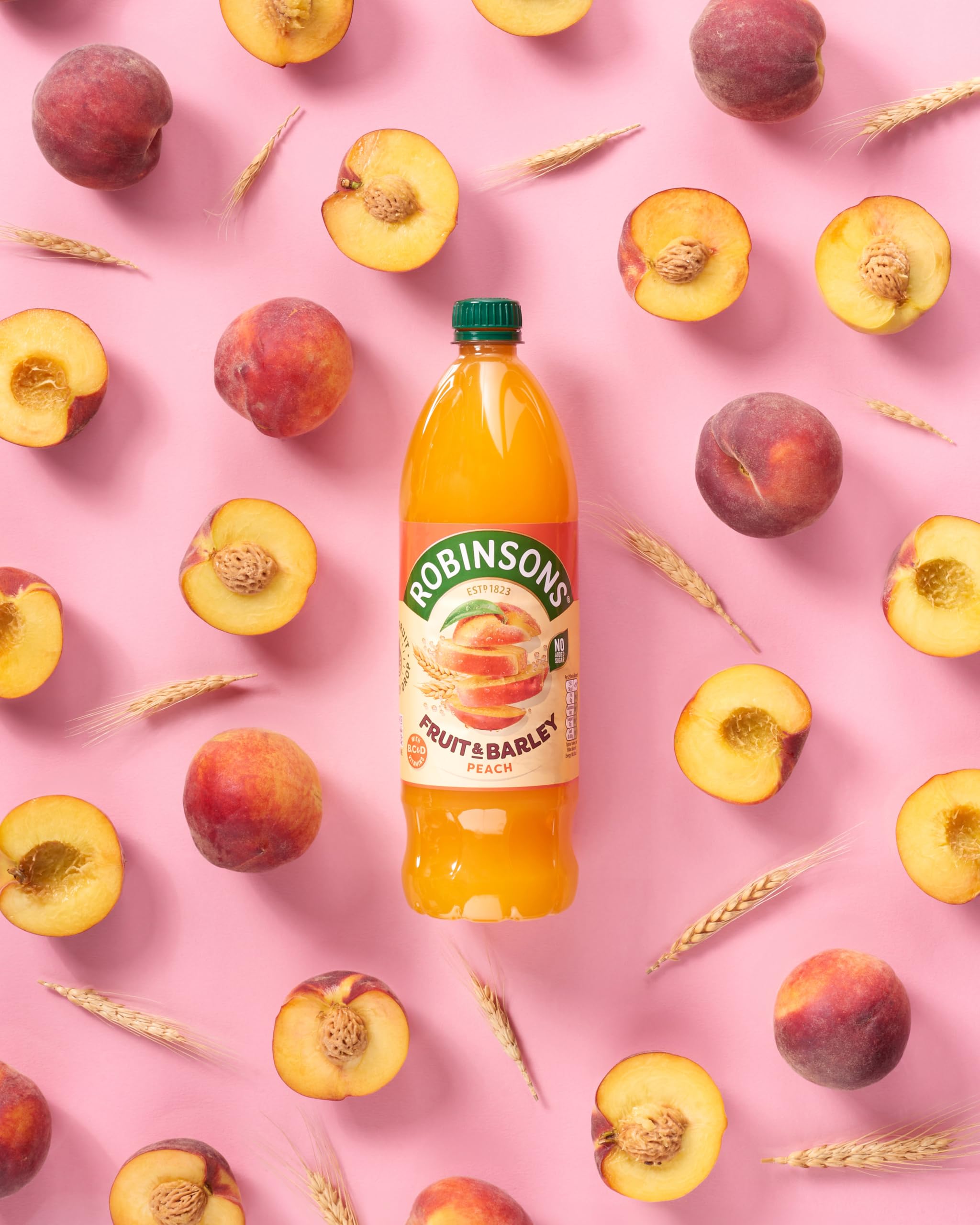 Robinsons Fruit & Barley Peach Squash, 1L Bottle 7