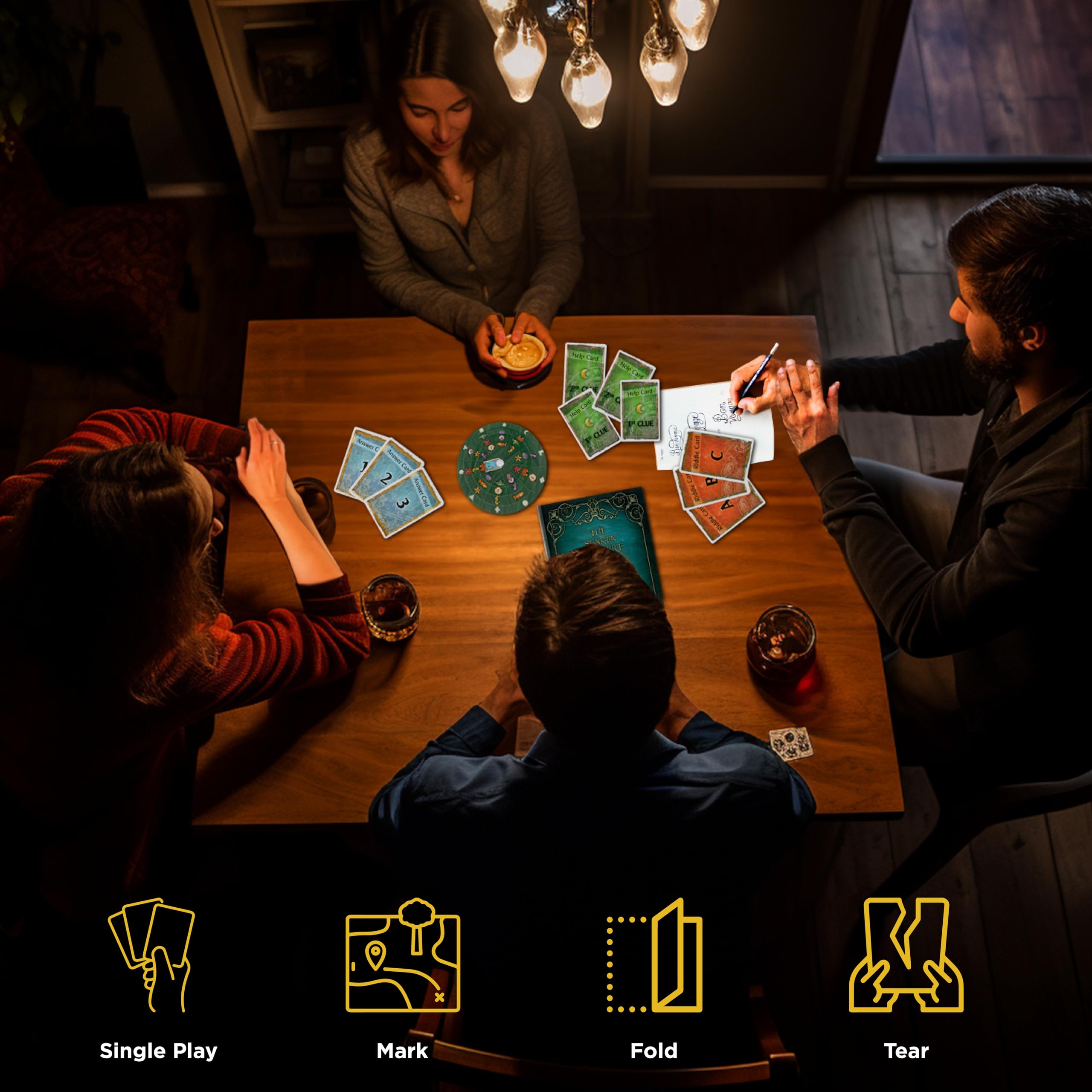 Thames & Kosmos EXIT: The Sunken Treasure – Beginner Level Escape Room Board Game for 1-4 Players 7
