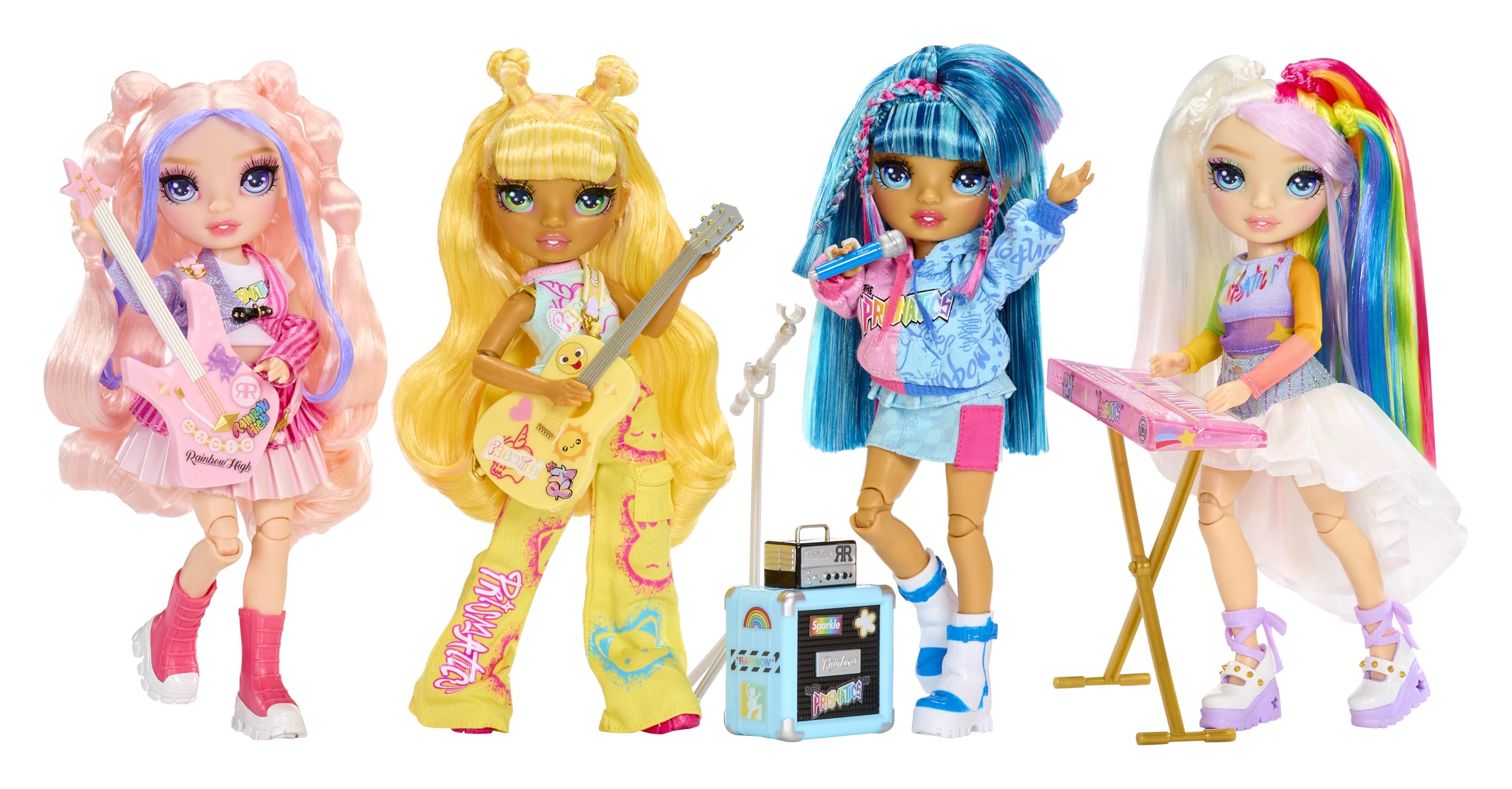 Rainbow High Junior High Rock Band - Sunny Yellow Fashion Doll with Guitar 9