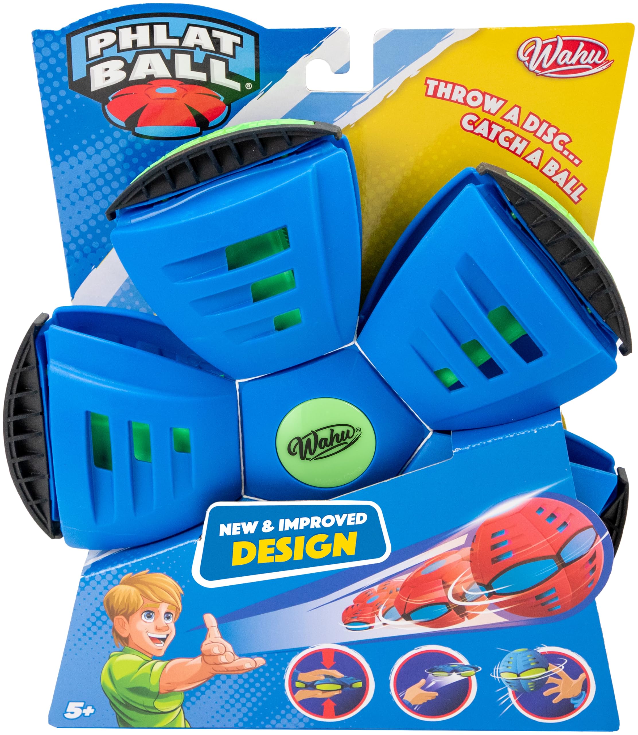 WAHU Phlat Ball Large - Transforming Disc to Ball Toy for Ages 6+