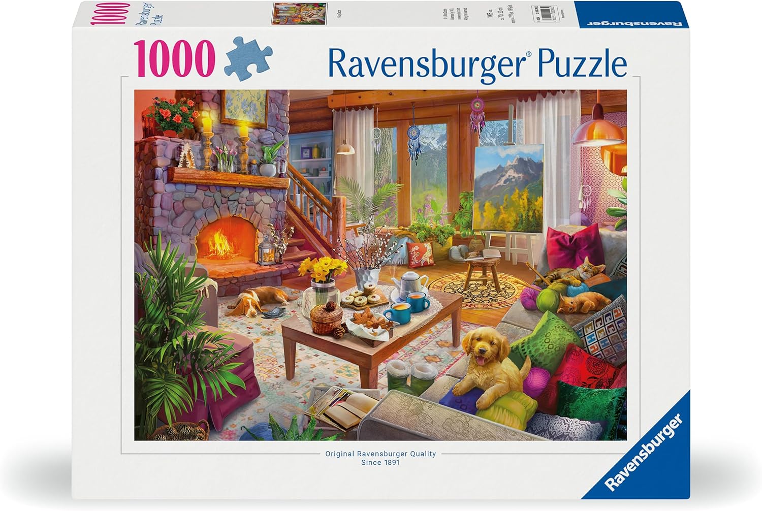 Ravensburger Cosy Cabin 1000 Piece Jigsaw Puzzle for Adults & Kids 12 Years Up 5