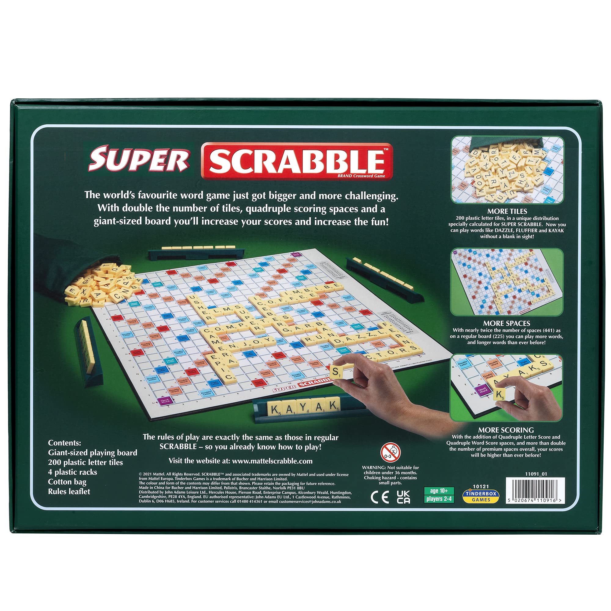 Ideal Super Scrabble Board Game 13