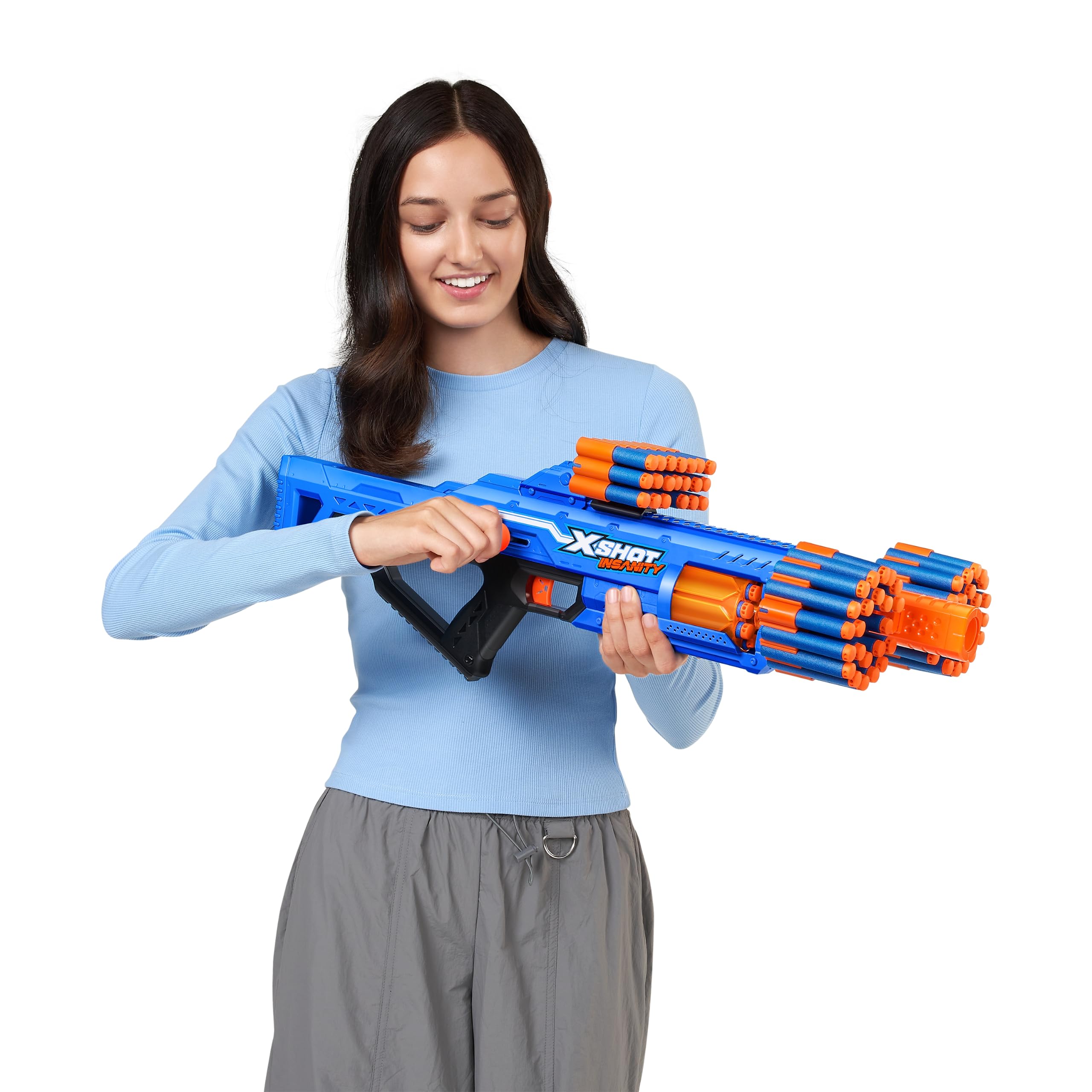 XSHOT Insanity Berzerko Blaster - 8-Dart Rotating Barrel with 48 Air Pocket Darts 6