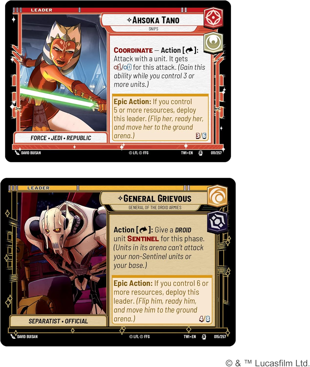 Fantasy Flight Games Star Wars: Unbegrenztes Twilight of the Republic-Starterset für zwei Spieler (FFGSWH0303) 7