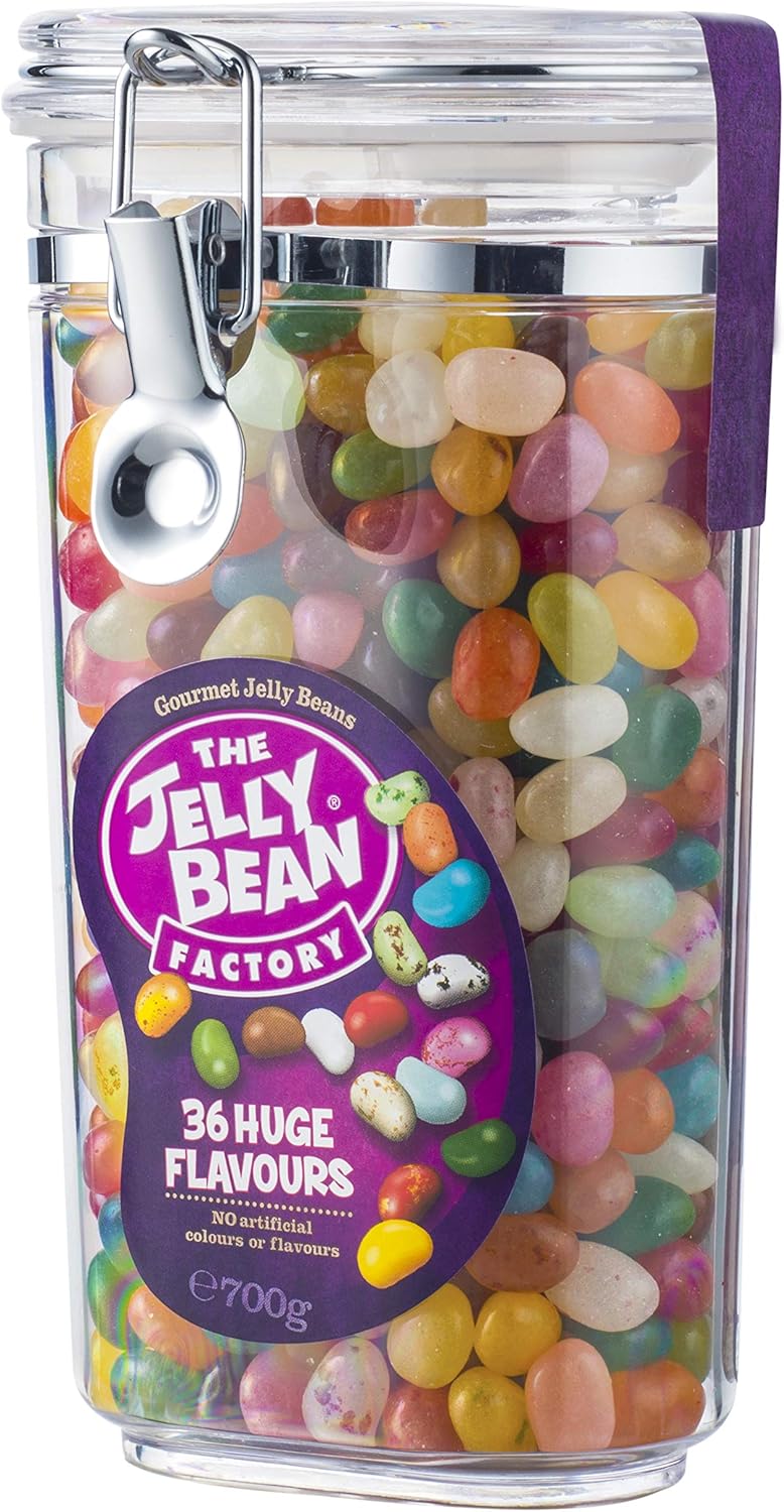 The Jelly Bean Factory 36 Huge Flavours, 700g Jar - Gourmet Jelly Beans Gift 6