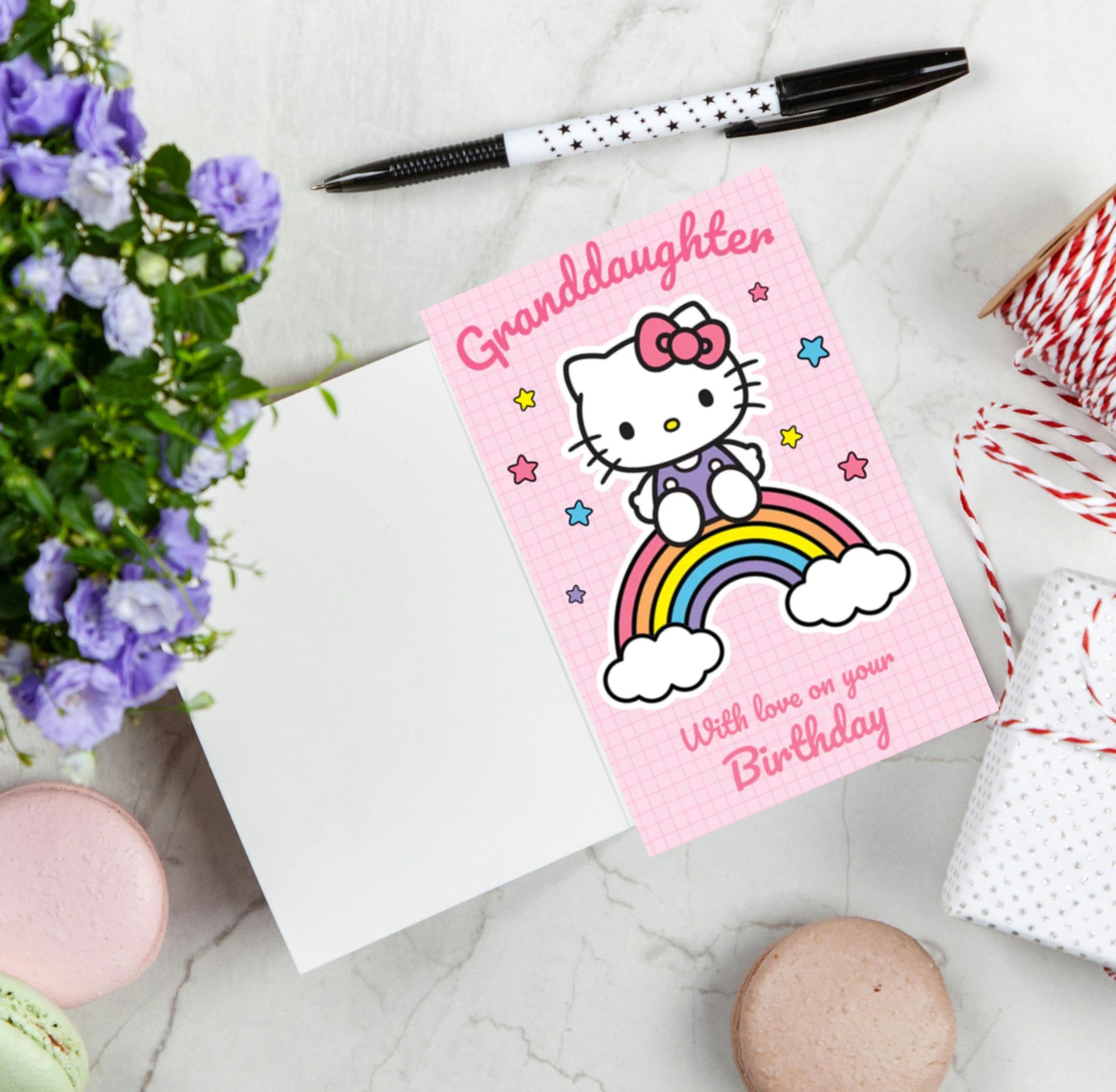 Danilo Promotions LTD Hello Kitty Granddaughter Birthday Card | 176mm x 127mm 2