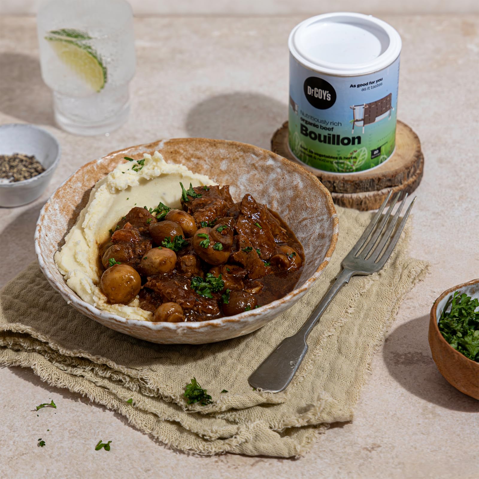 Dr. Coy's Bio-Rinderbrühepulver - 125 g glutenfreie Rinderbrühe 6