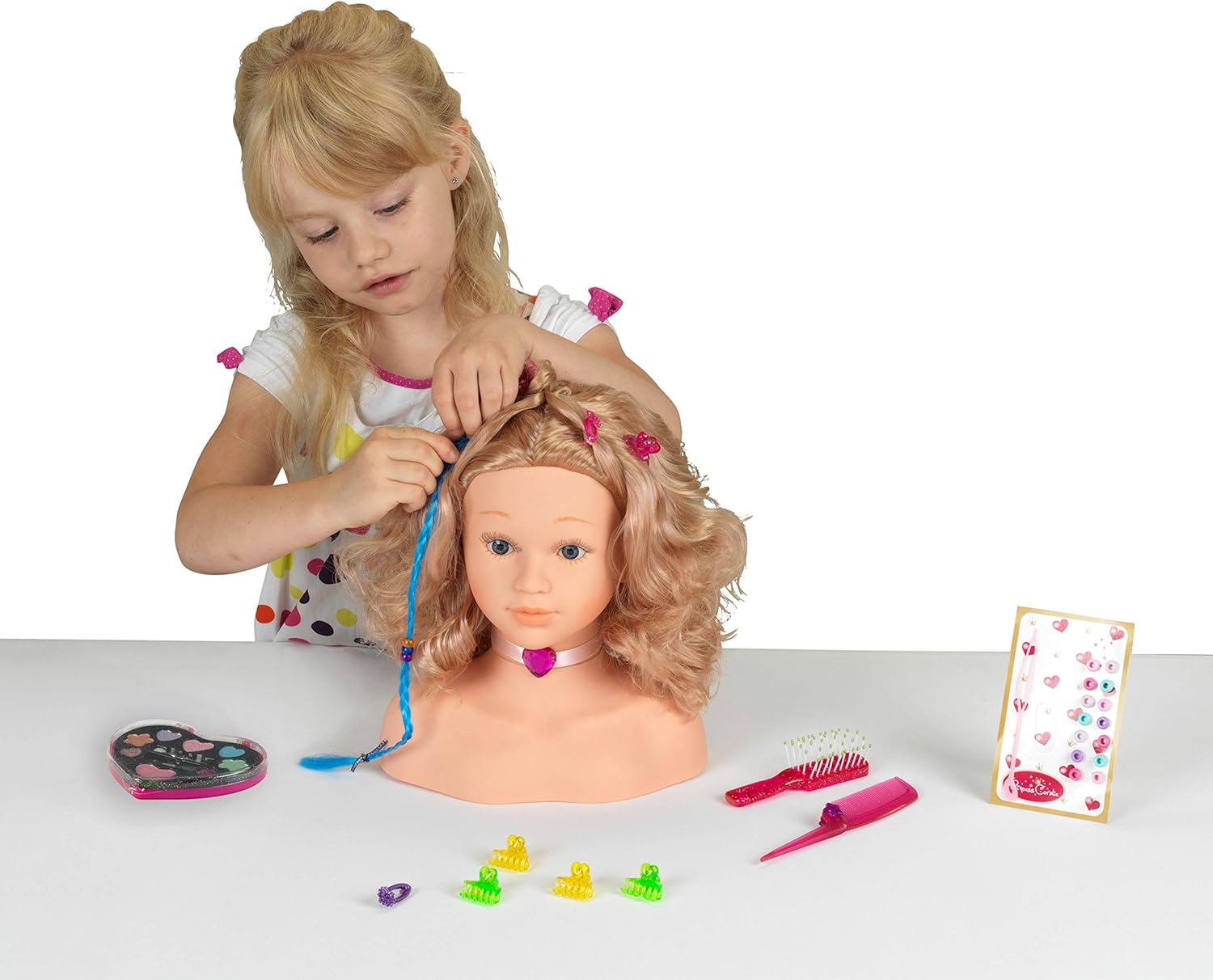 Theo Klein Princess Coralie Make-Up & Hairdressing Head Sophia with Accessories 9