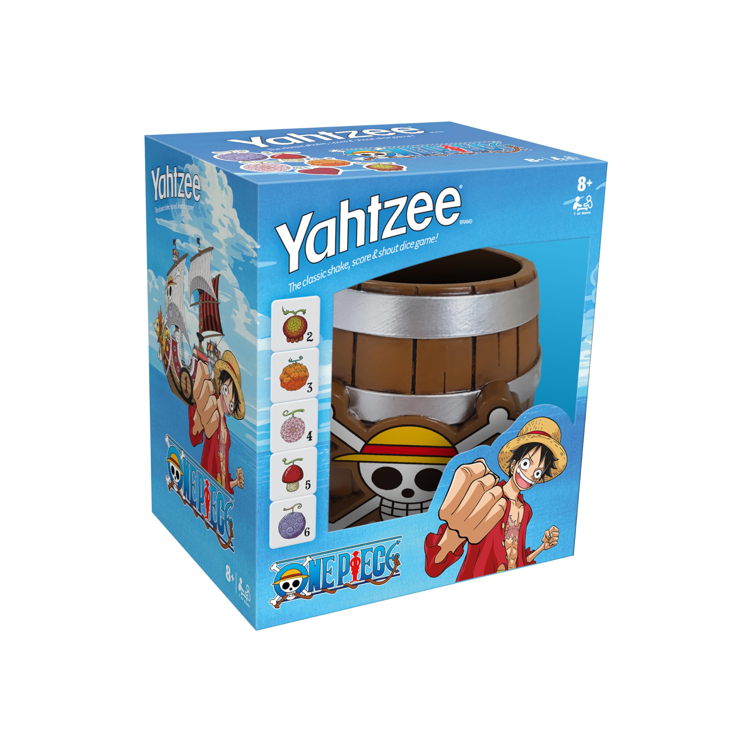 Winning Moves One Piece Yahtzee Special Edition Dice Game | Travel Size | Multi-coloured