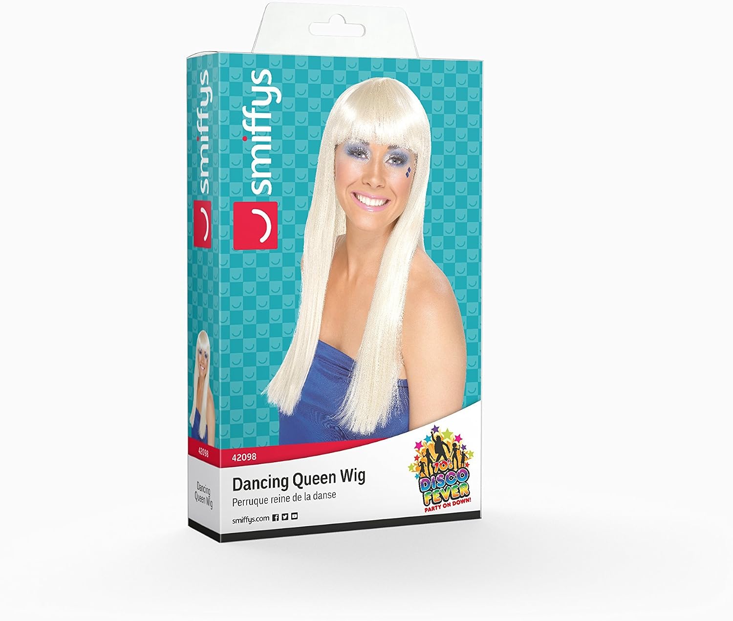 Smiffys Blonde Dancing Queen Wig 2
