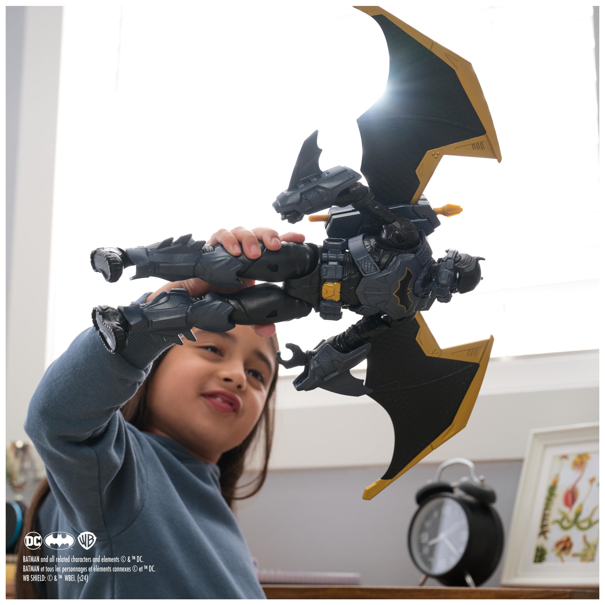 Spin Master DC Comics Night Sky Batman Action Figure with Expandable Wings | 30cm | Ages 3+ 5