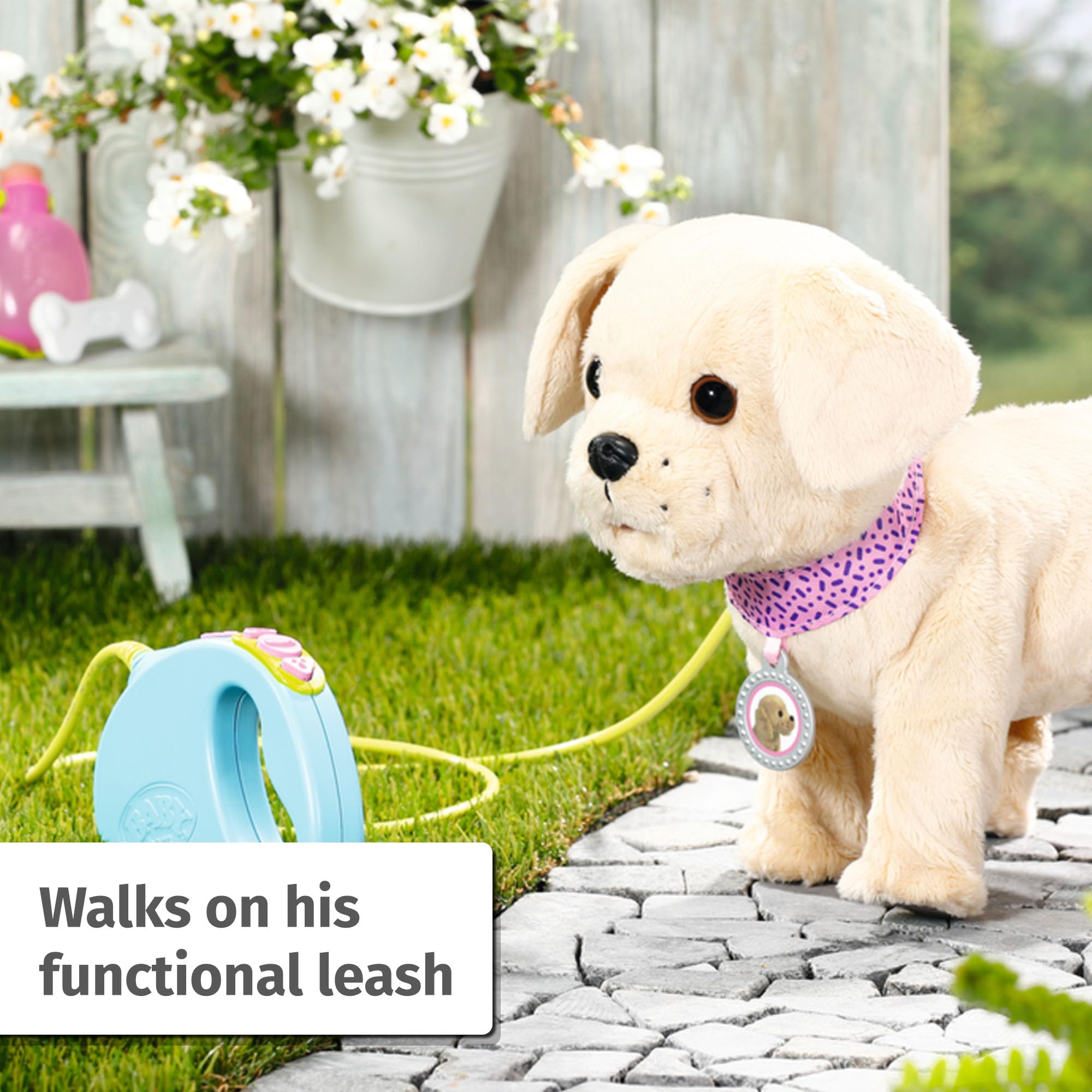 BABY born My Dog Lucky with Carry Box - 5 Realistic Functions, Interactive Playset for Ages 3+ 8