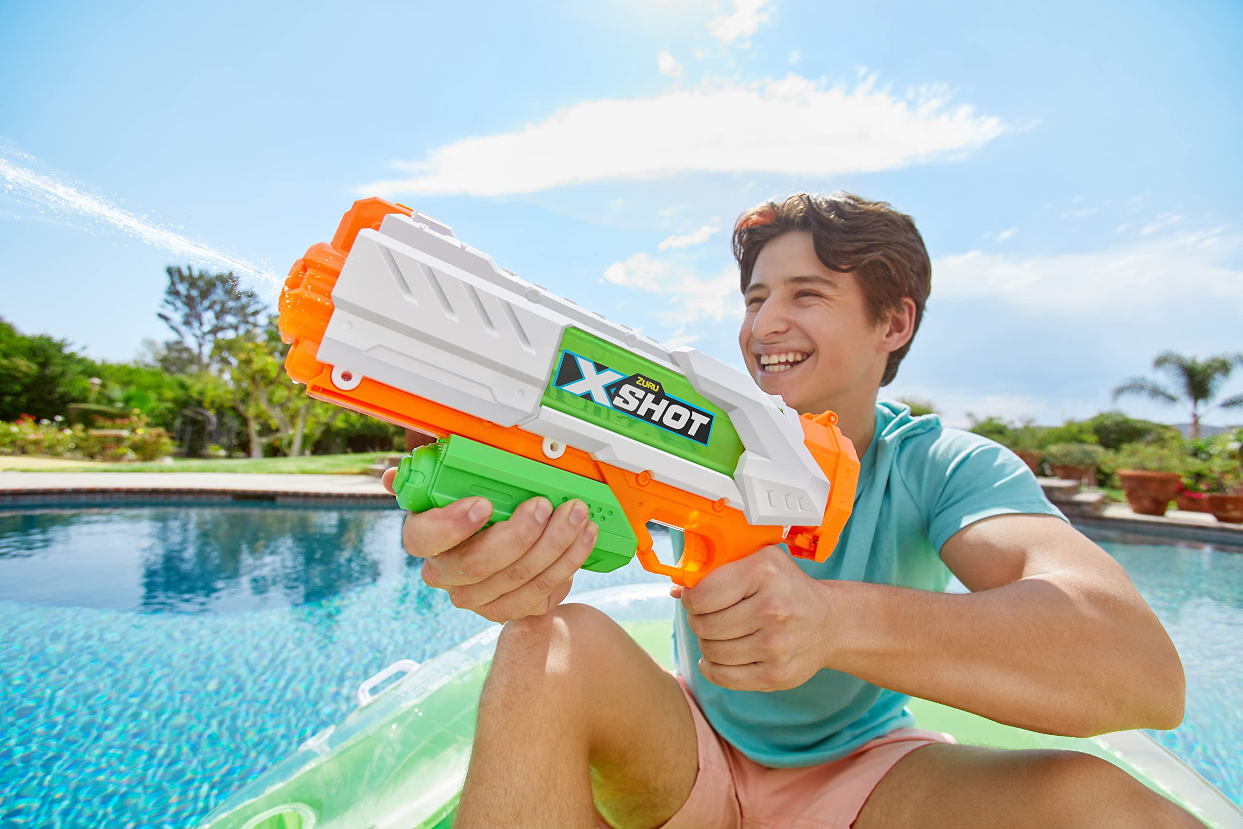 XSHOT Fast-Fill Medium Water Blaster - 2 Pack | 34ft Range | 700mL Capacity 7