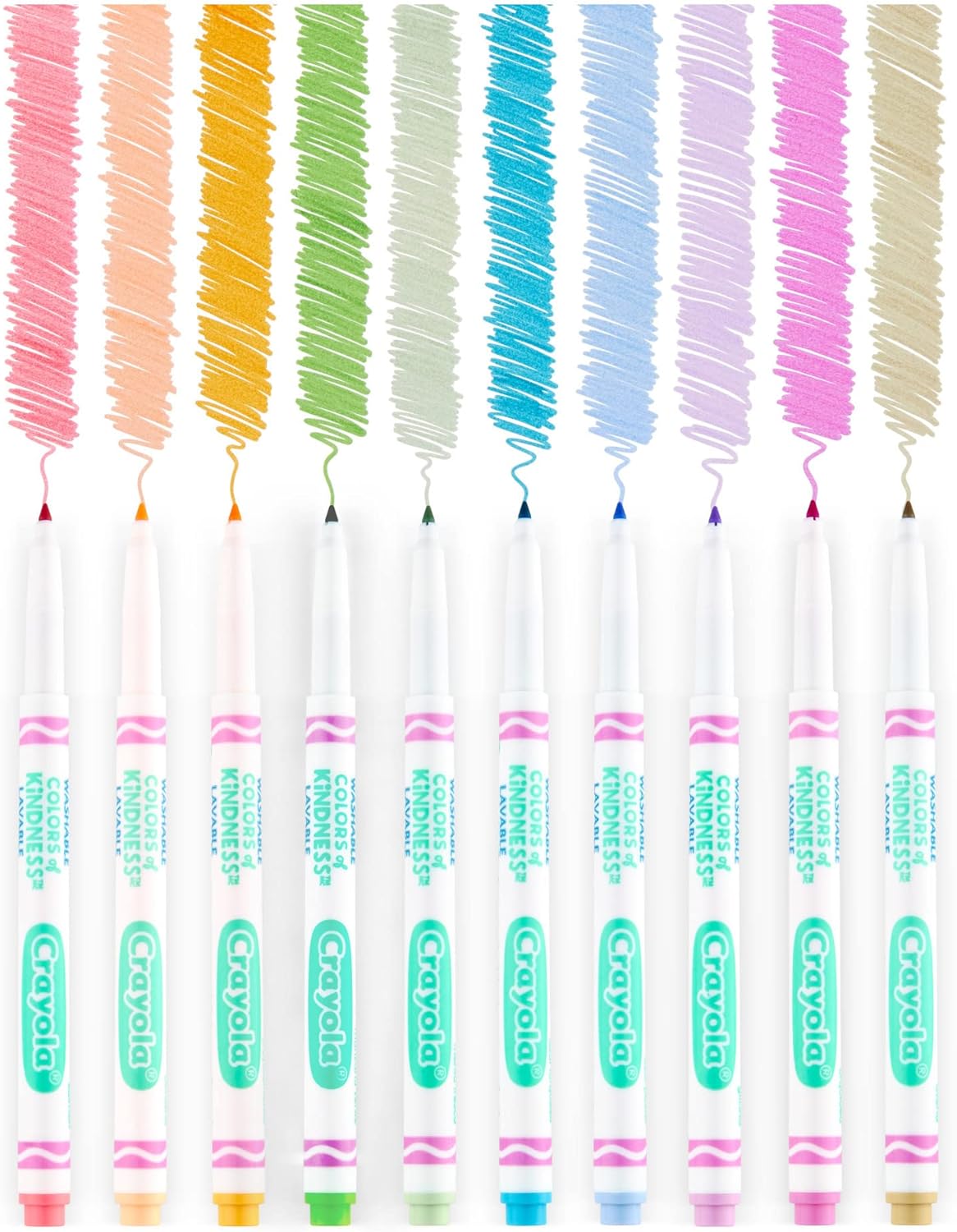 CRAYOLA Colours of Kindness Washable Fine Line Markers - Assorted Colors (58-7827) 5